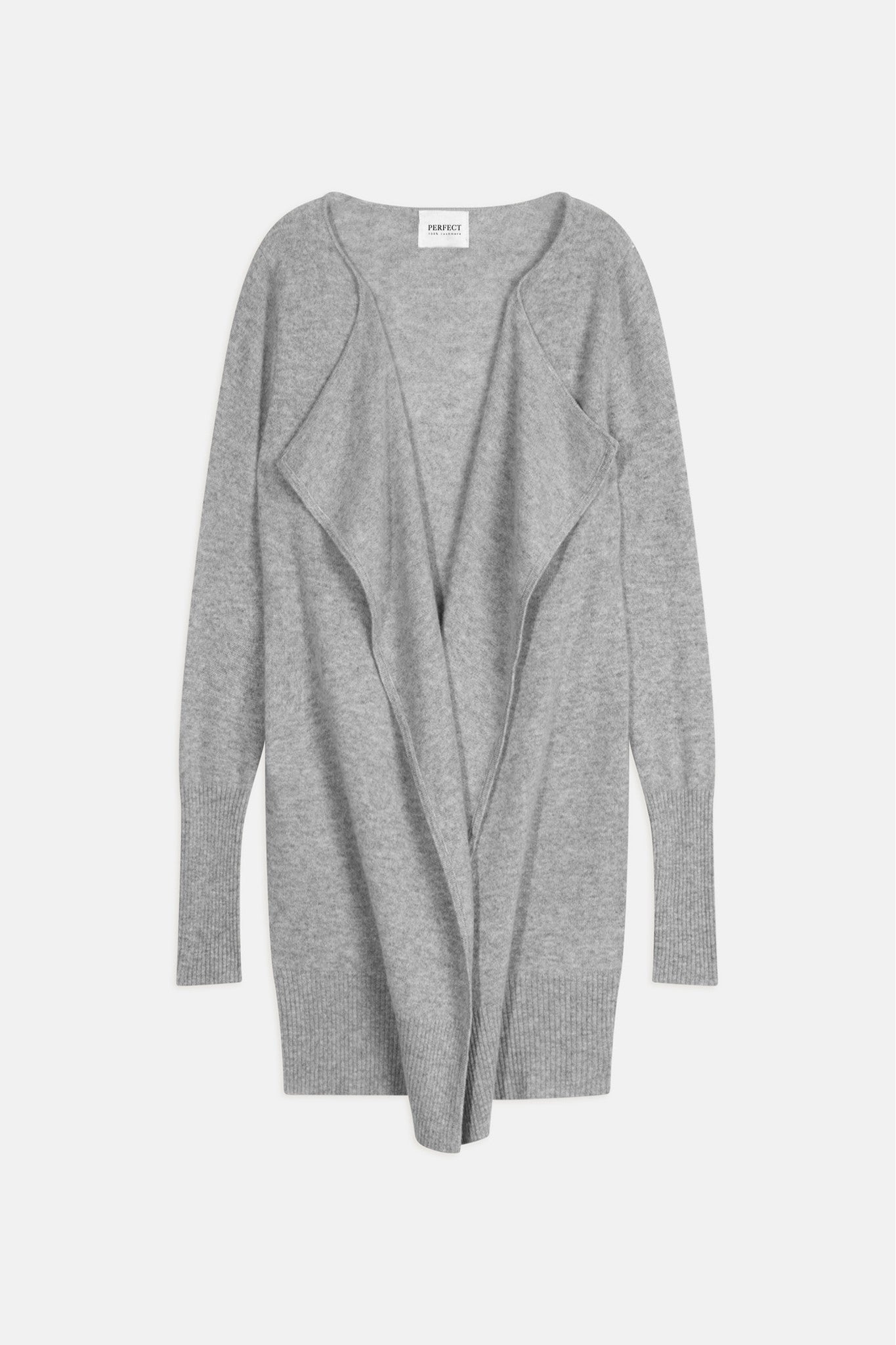 abigail veste longue nuage chiné 100% cachemire