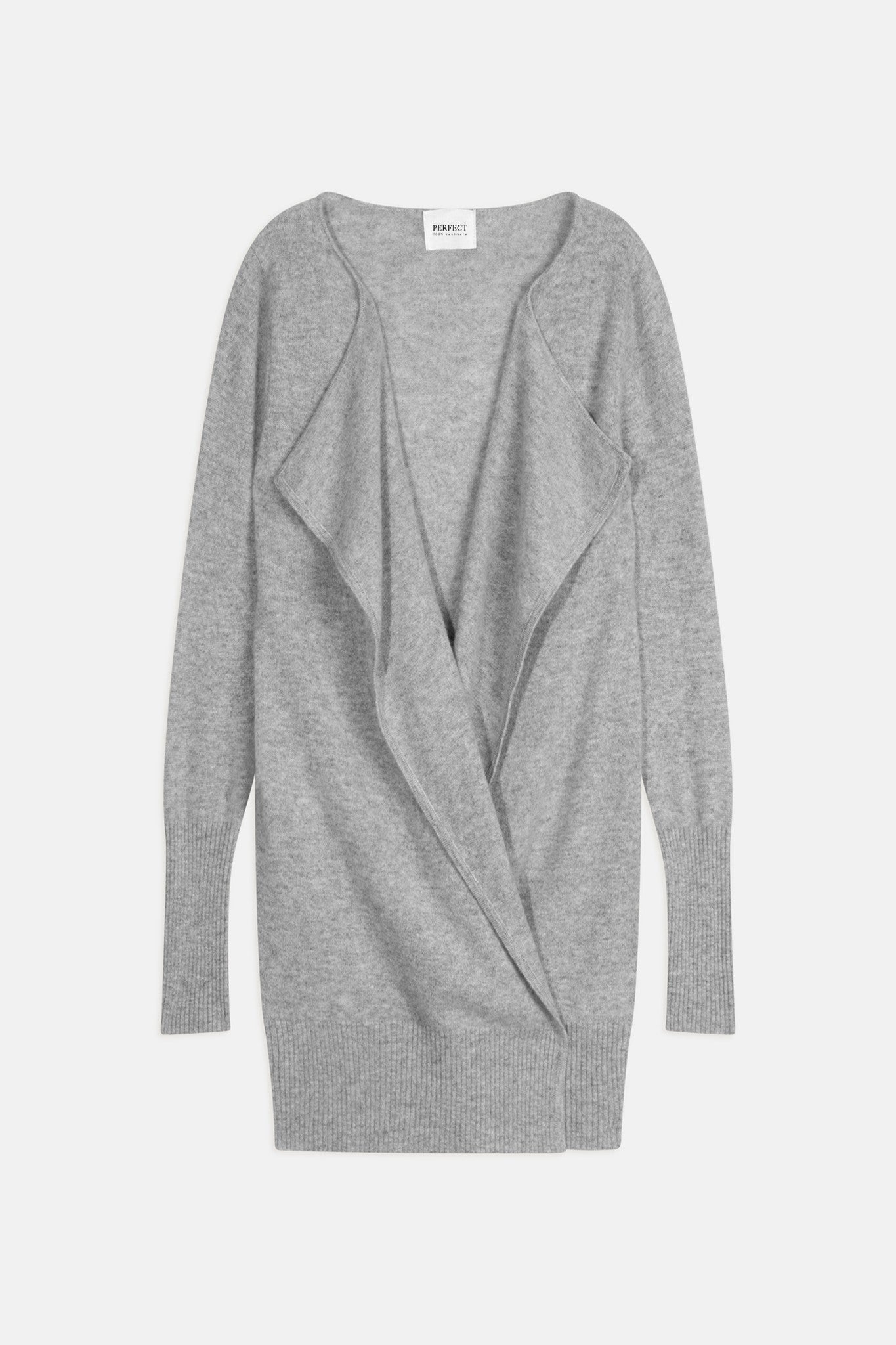 abigail veste longue nuage chiné 100% cachemire