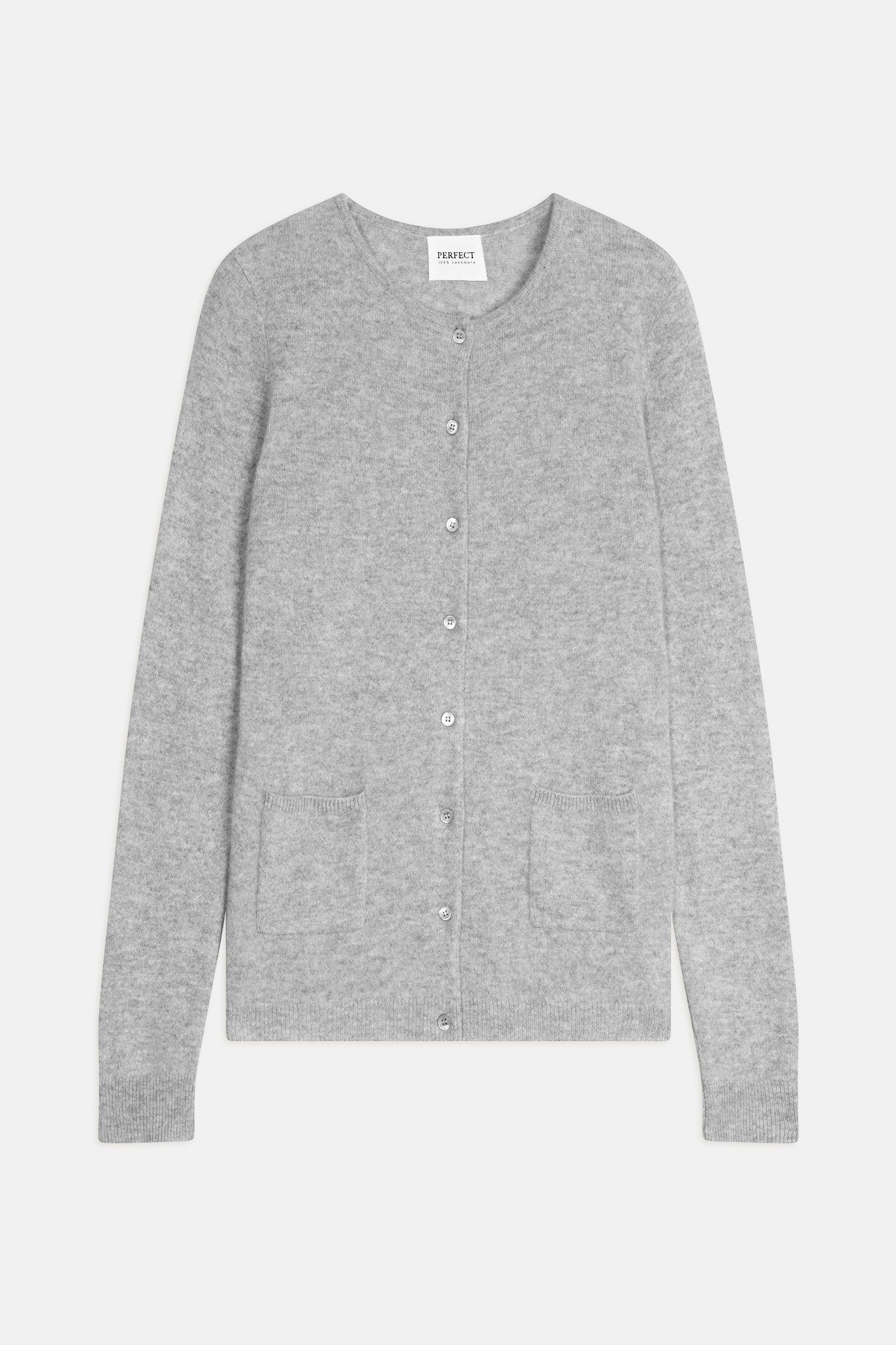 amy cardigan col rond nuage chiné 100% cachemire