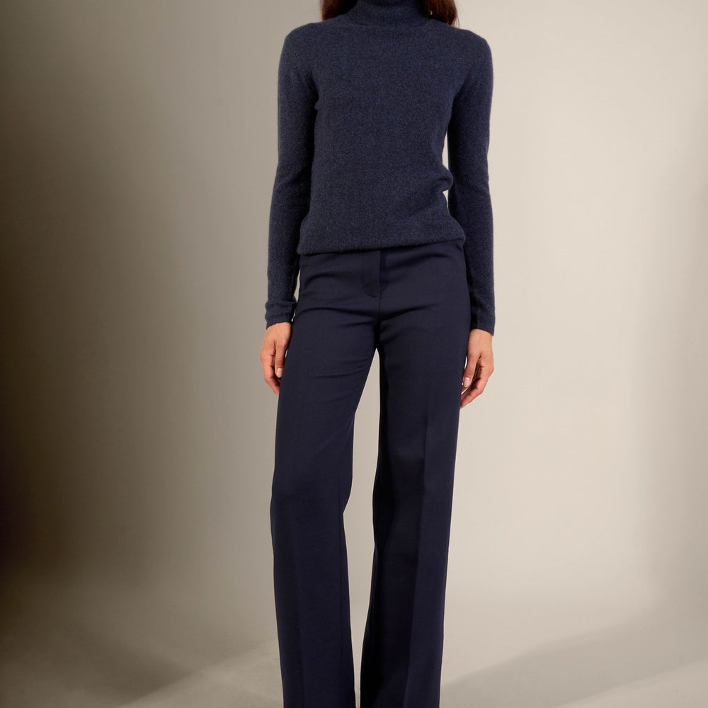 ashley pull col roulé caviar 100% cachemire