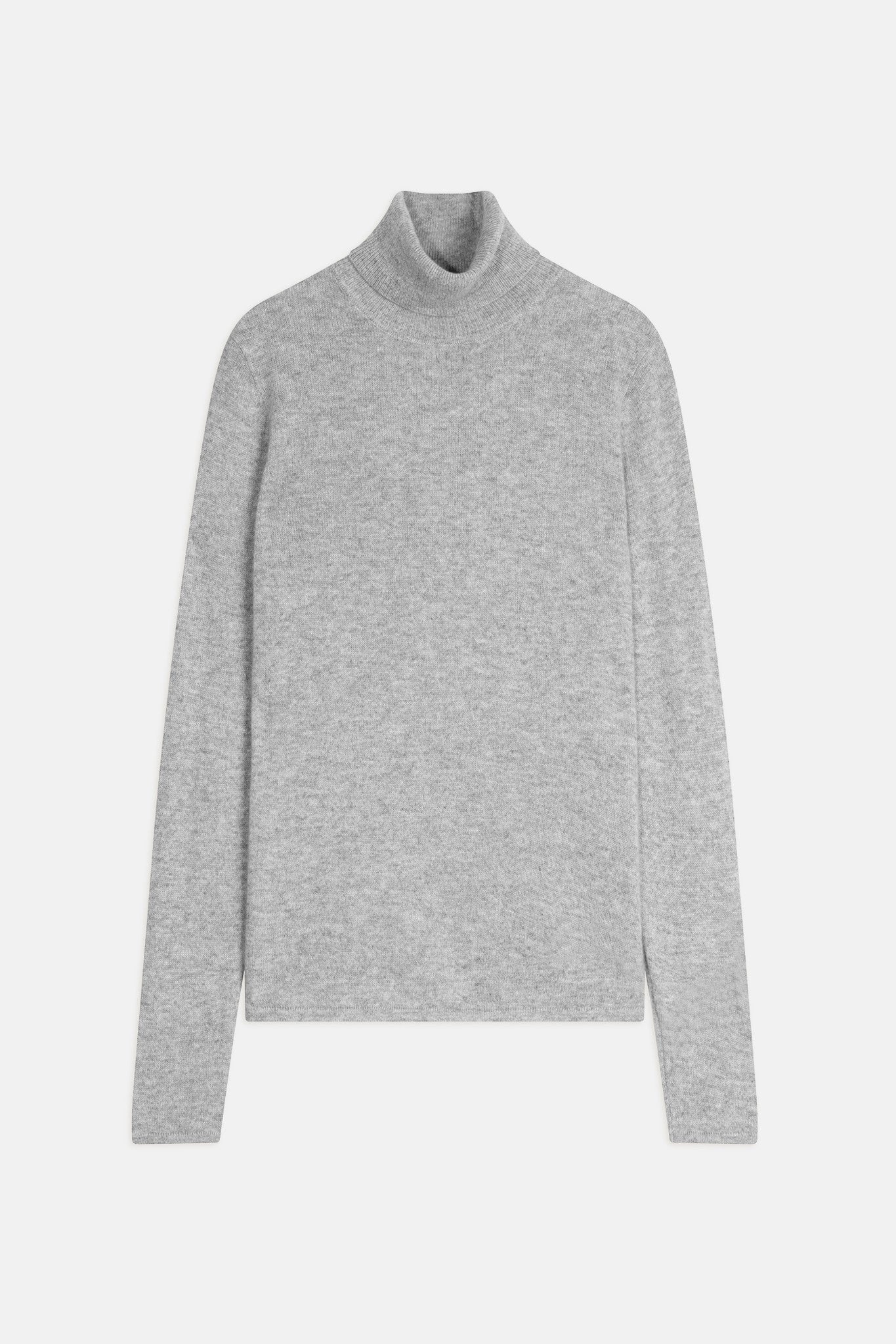 ashley pull col roulé nuage chiné 100% cachemire