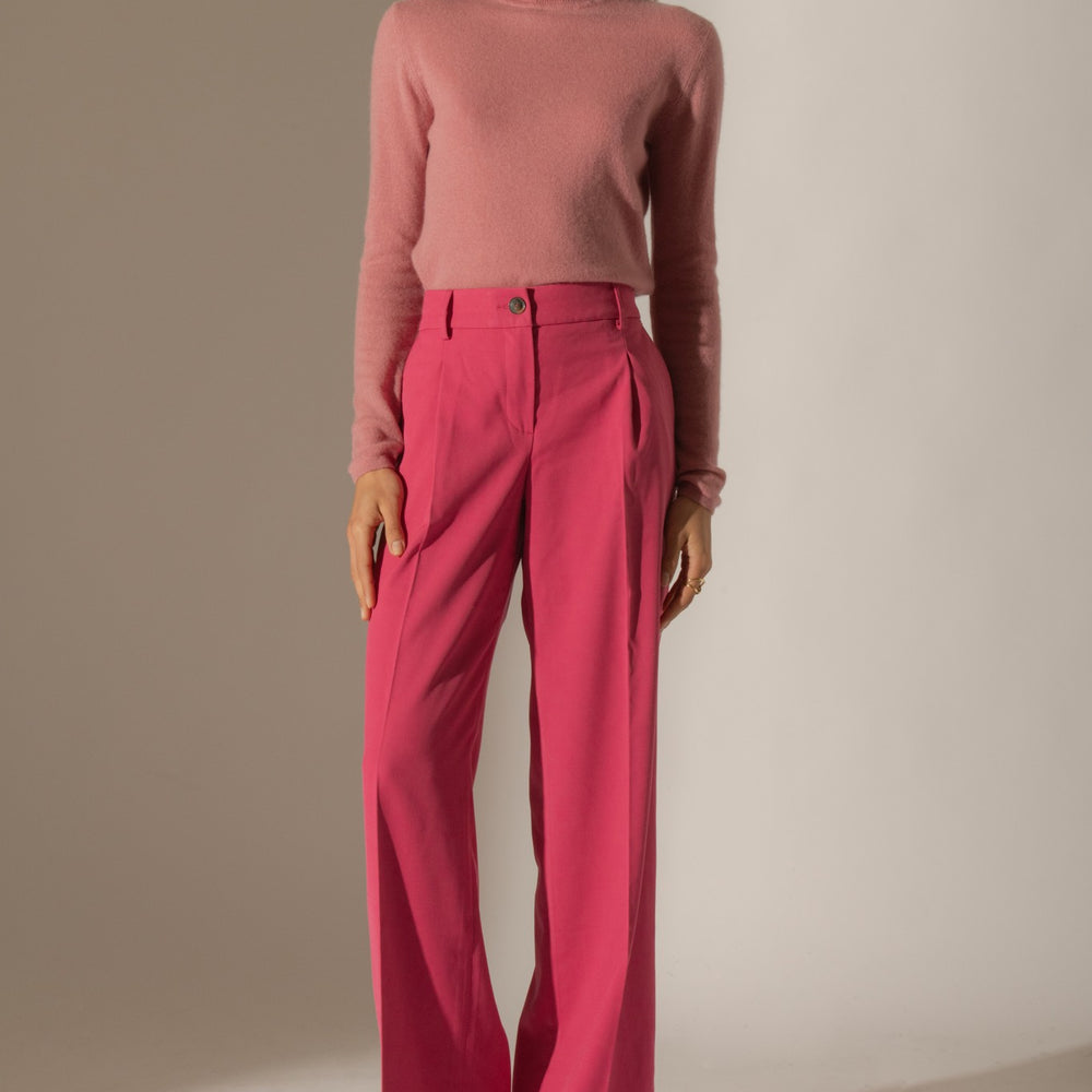 ashley pull col roulé pétale 100% cachemire