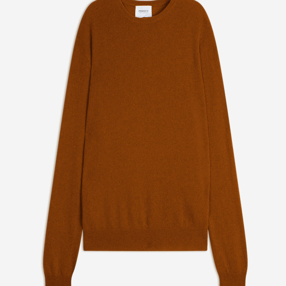 blake pull col rond auburn 100% cachemire