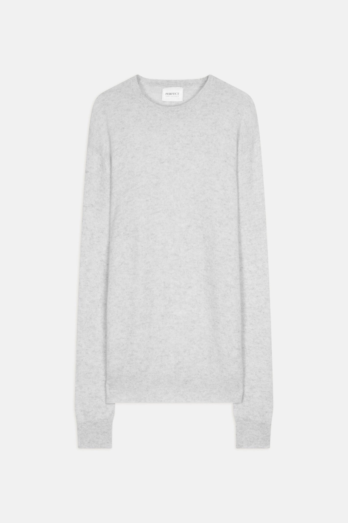 blake pull col rond gris perle chiné 100% cachemire