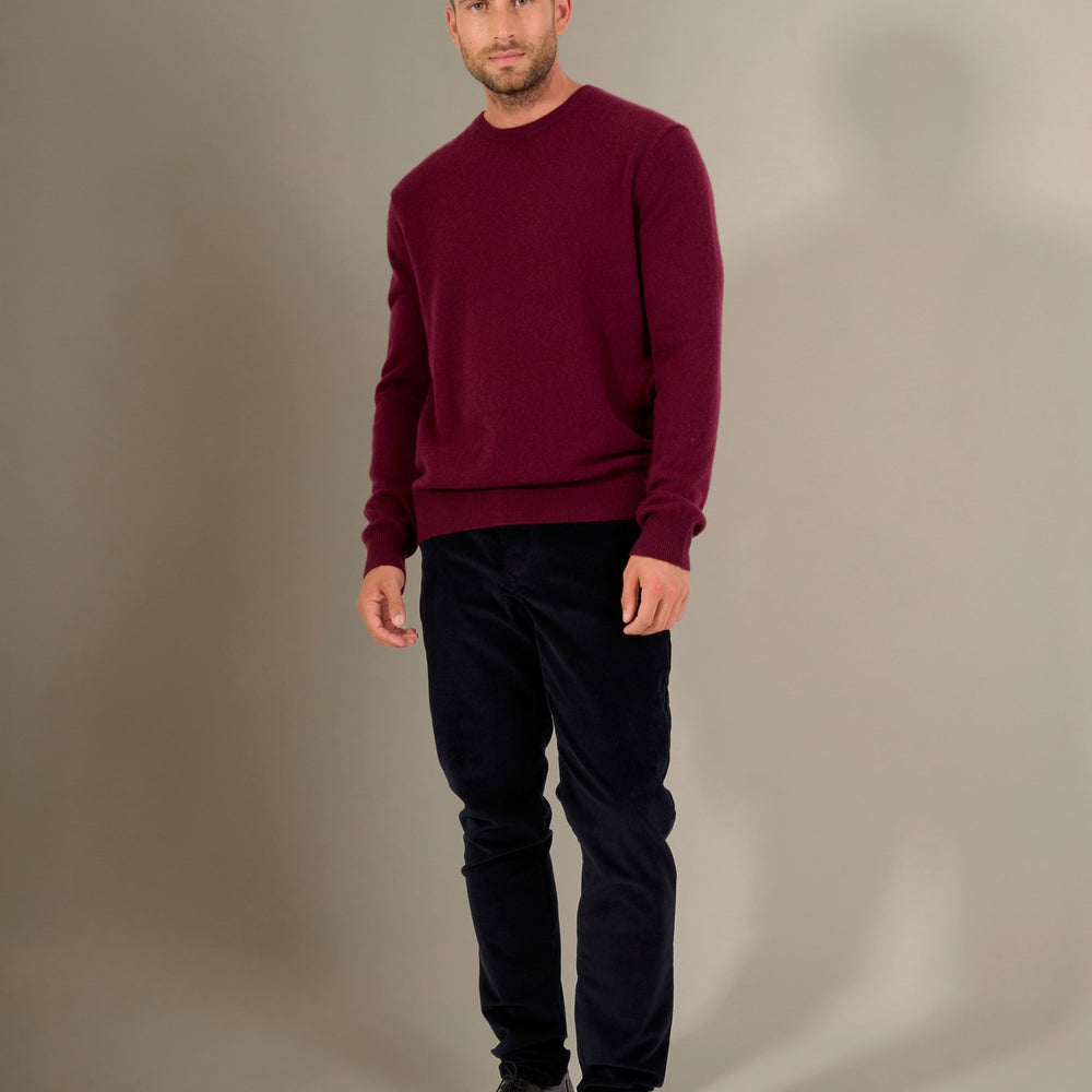 blake pull col rond mûre 100% cachemire