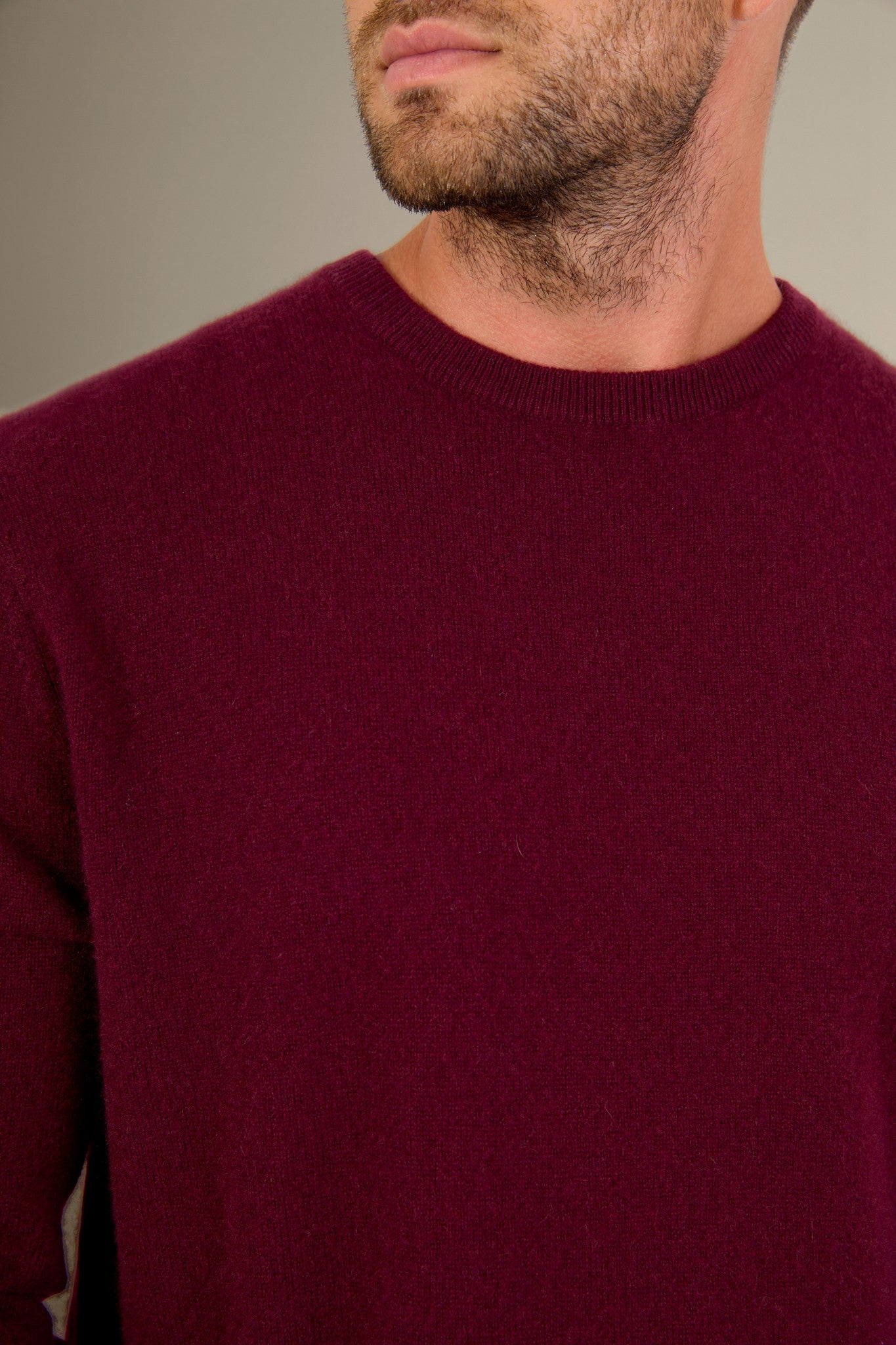 blake pull col rond mûre 100% cachemire