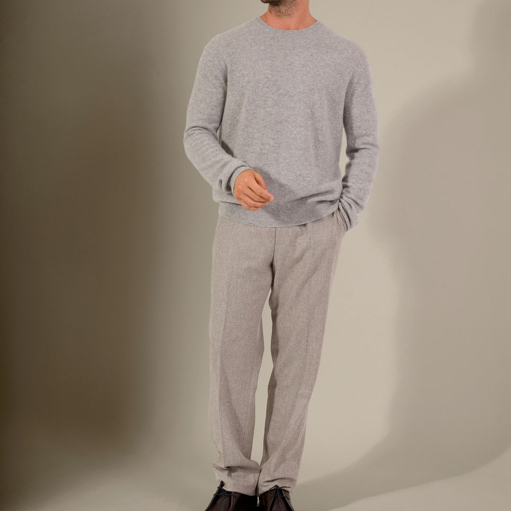 blake pull col rond nuage chiné 100% cachemire