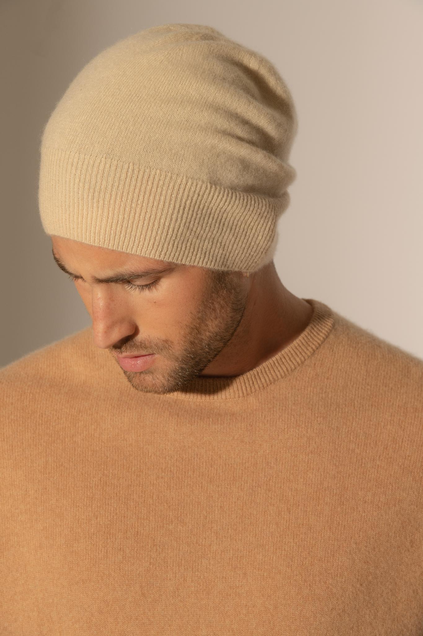 BLAKE pull col rond sahara 100% cachemire