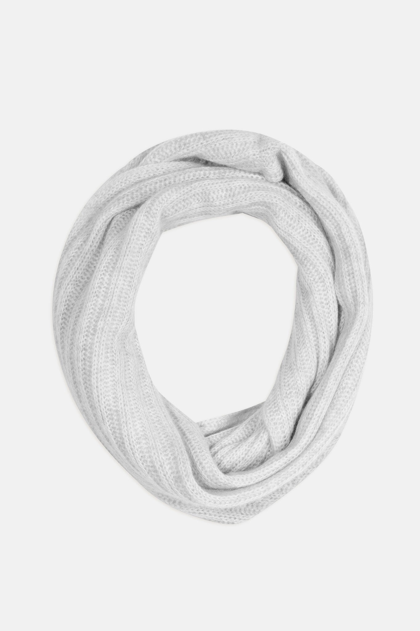 clody tour de cou 4 fils gris perle chiné 100% cachemire