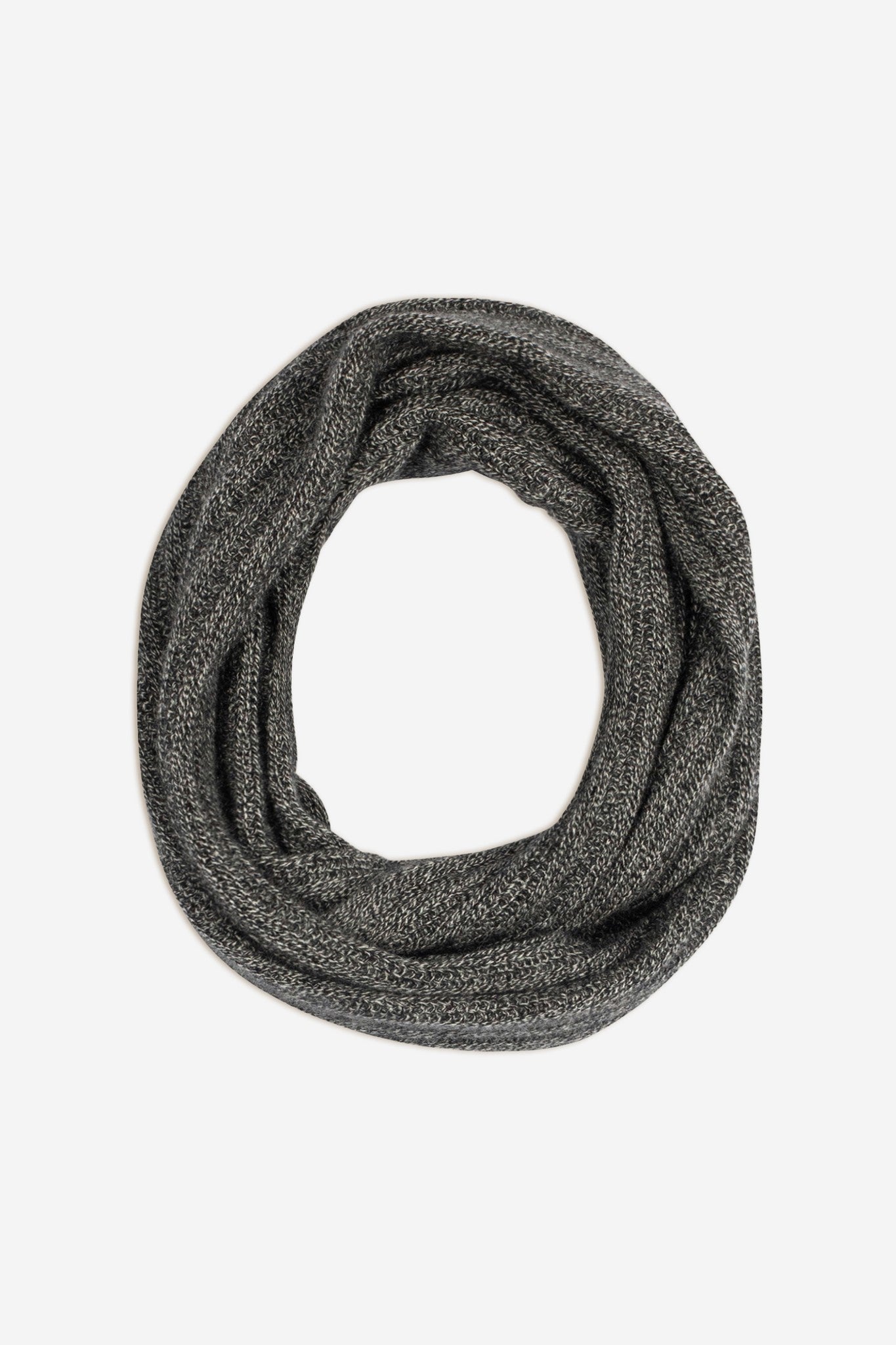 clody tour de cou 4 fils noir/blanc 100% cachemire