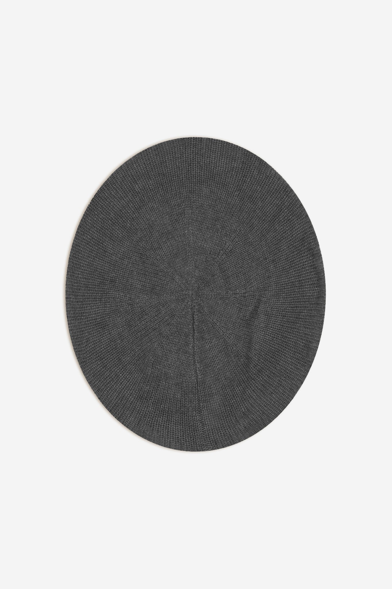 cloe béret 4 fils anthracite chiné 100% cachemire