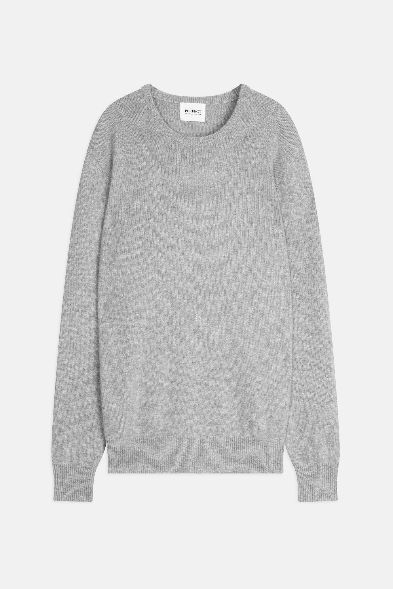 eden pull col rond 4 fils nuage chiné 100% cachemire