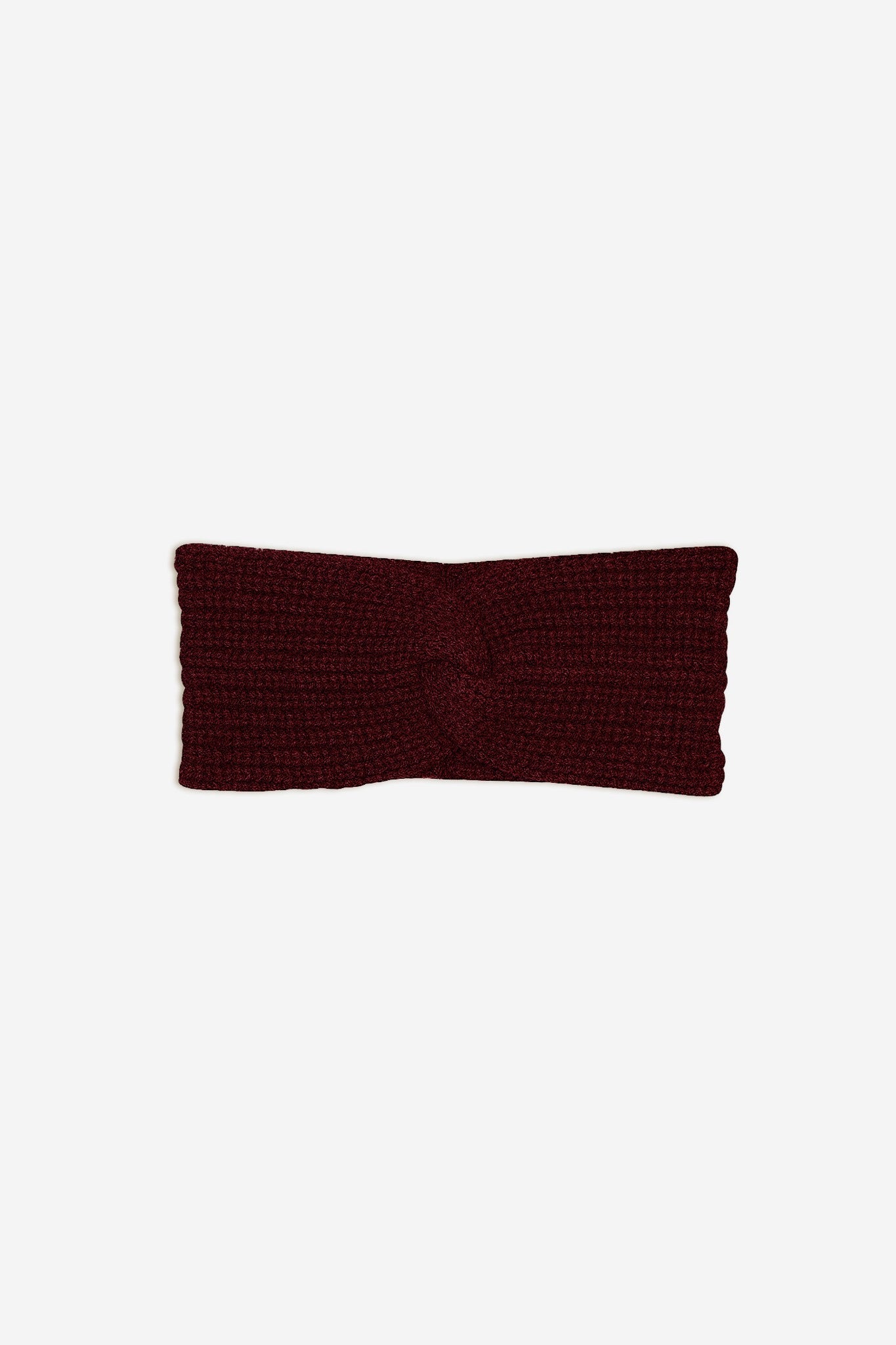 eithne bandeau 8 fils cranberry chiné 100% cachemire