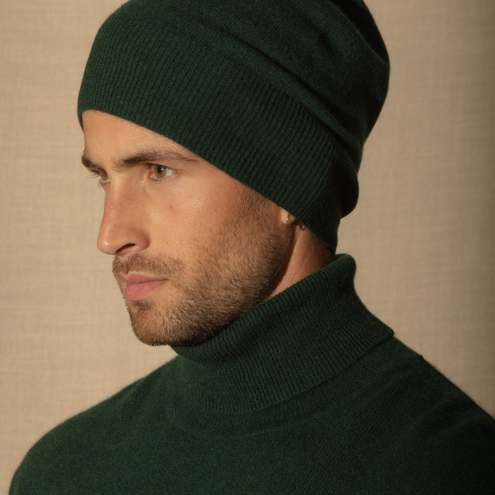 faith bonnet cyprès 100% cachemire