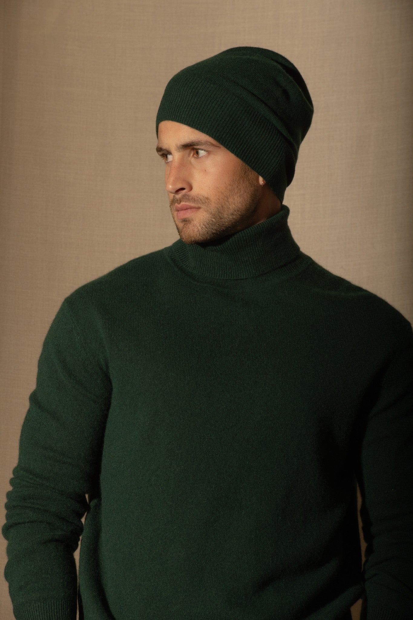 faith bonnet cyprès 100% cachemire