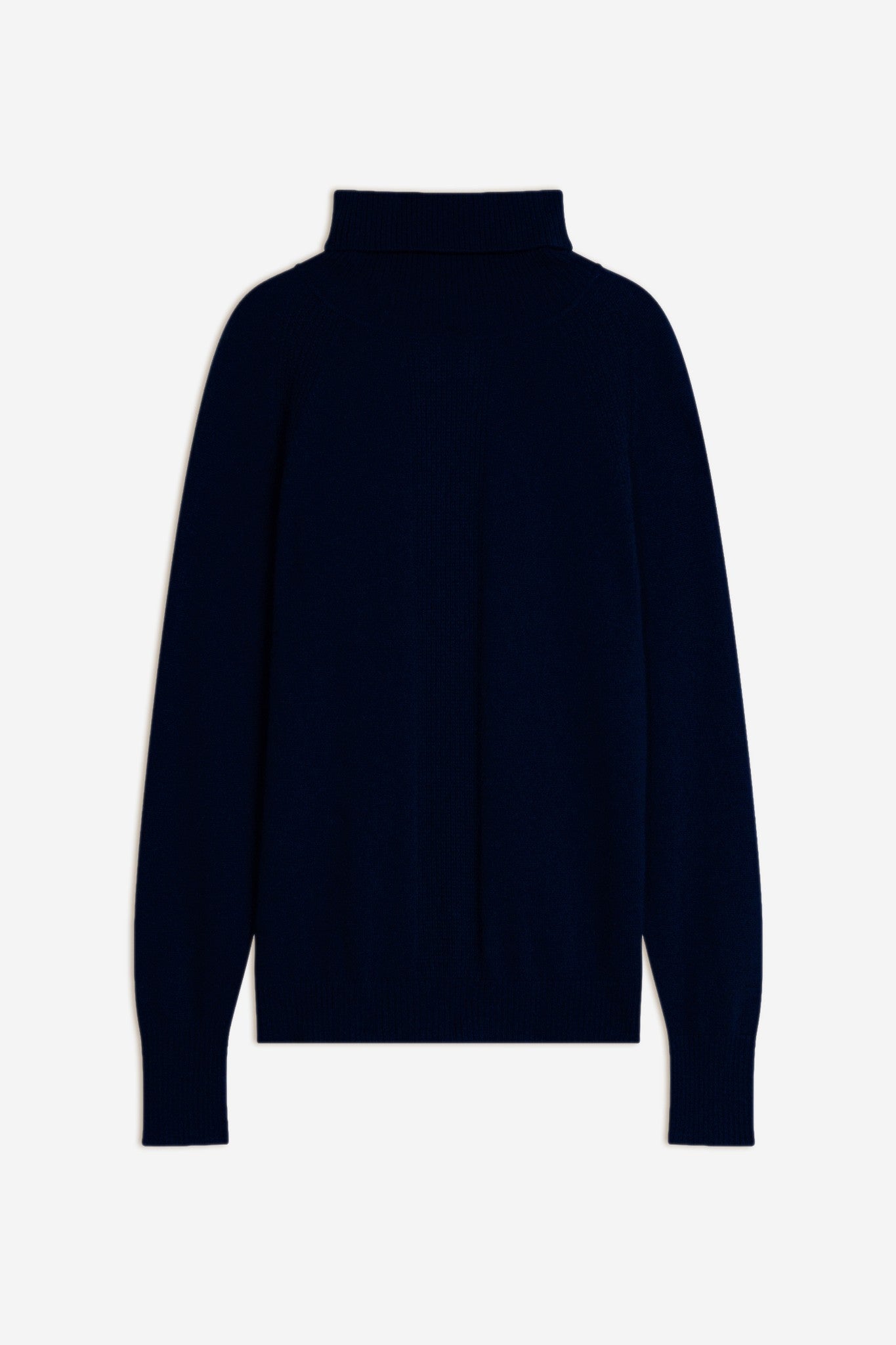 florivien pull col roulé navy 100% cachemire