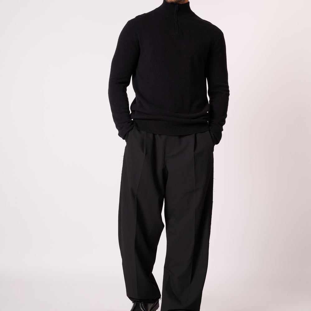 GREG pull camionneur noir 100% cachemire