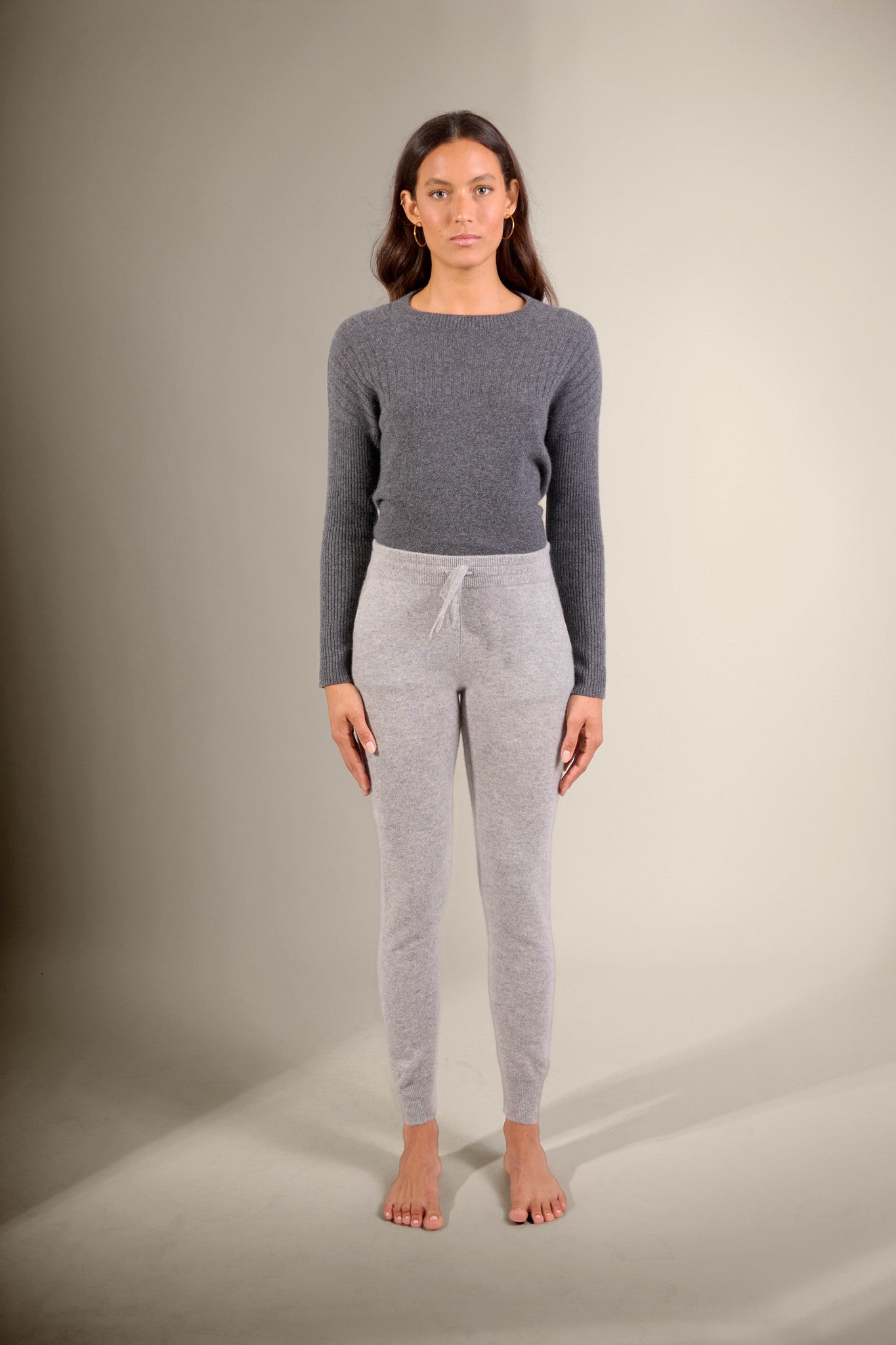 gwen jogging nuage chiné 100% cachemire