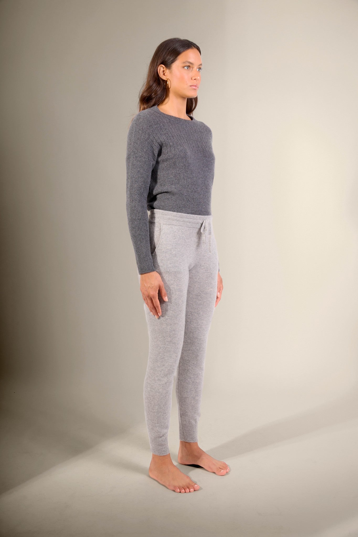 gwen jogging nuage chiné 100% cachemire