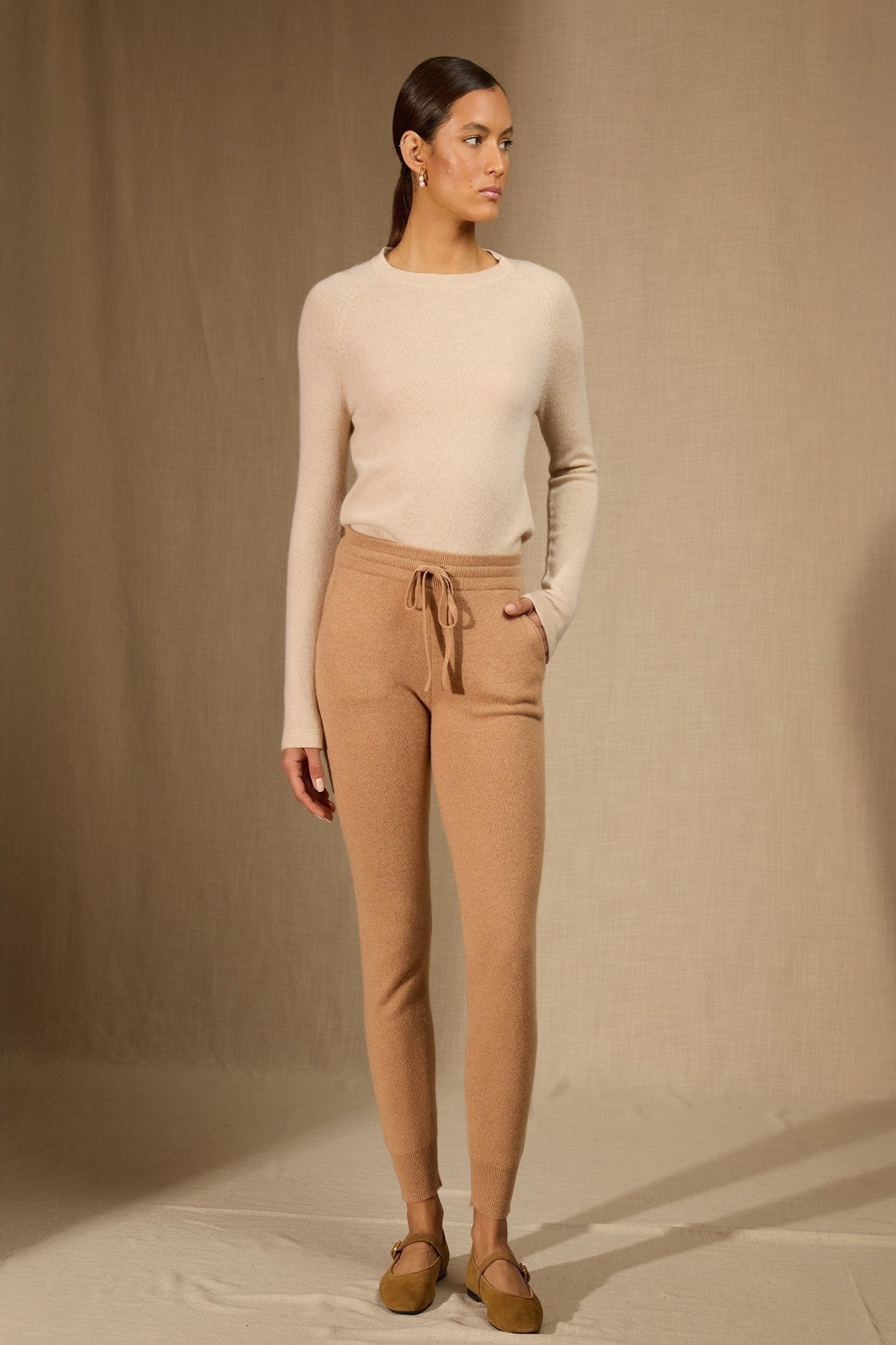 gwen jogging sahara 100% cachemire