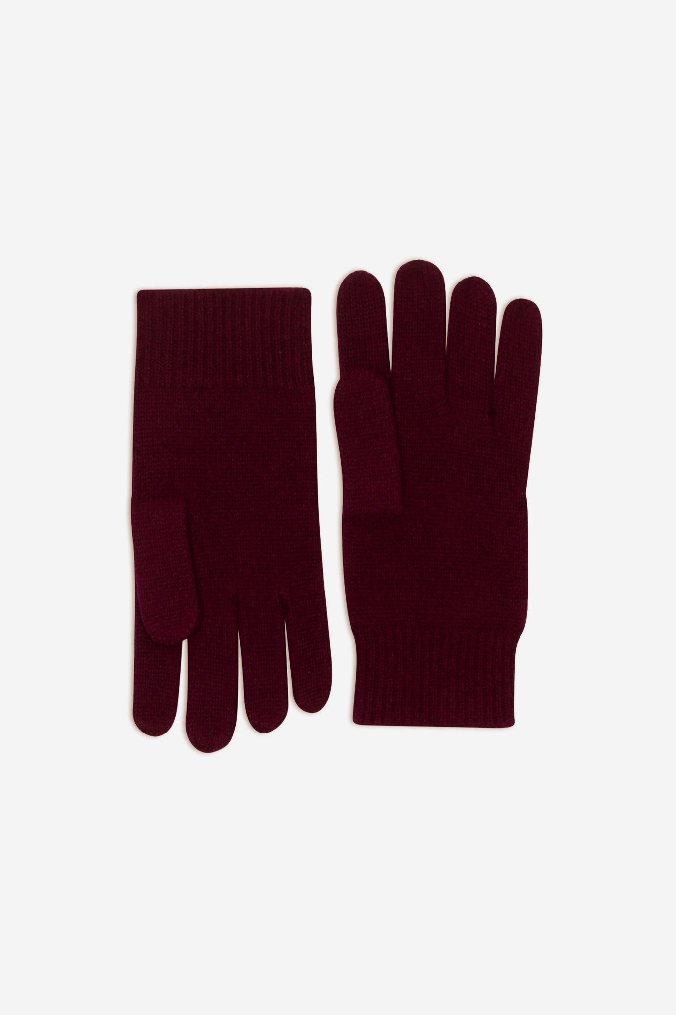 hailey gants 4 fils bordeaux 100% cachemire