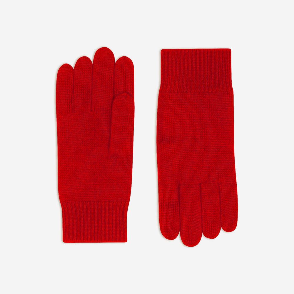 hailey gants 4 fils rouge 100% cachemire