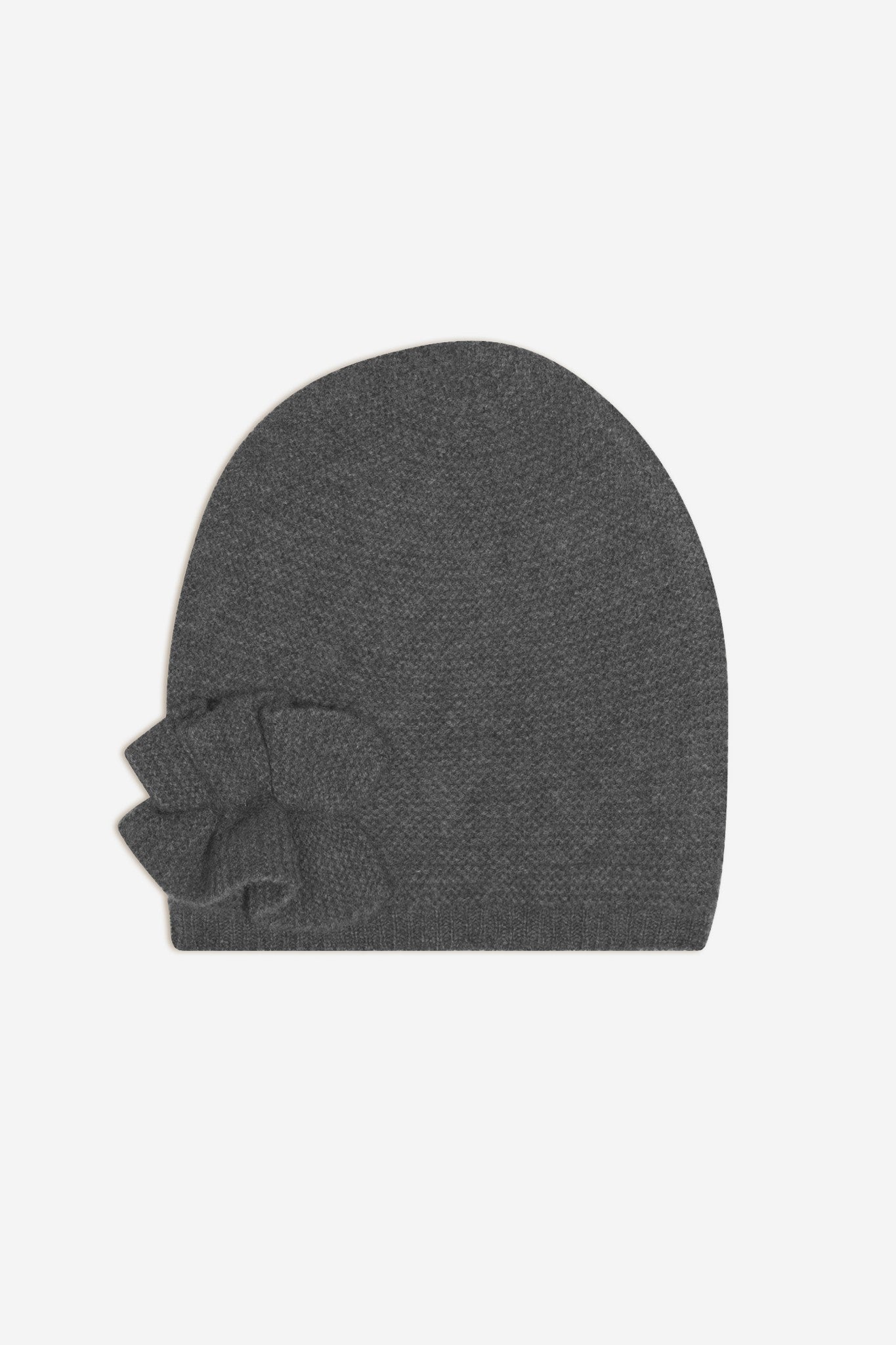 imogen bonnet 4 fils anthracite chiné 100% cachemire