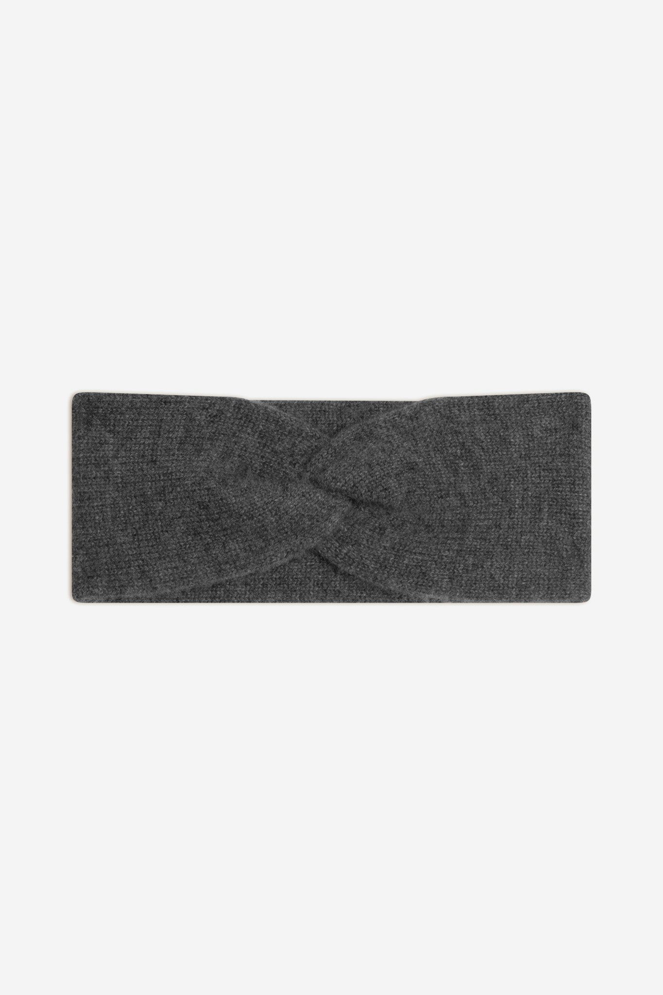 javoi bandeau 4 fils anthracite chiné 100% cachemire