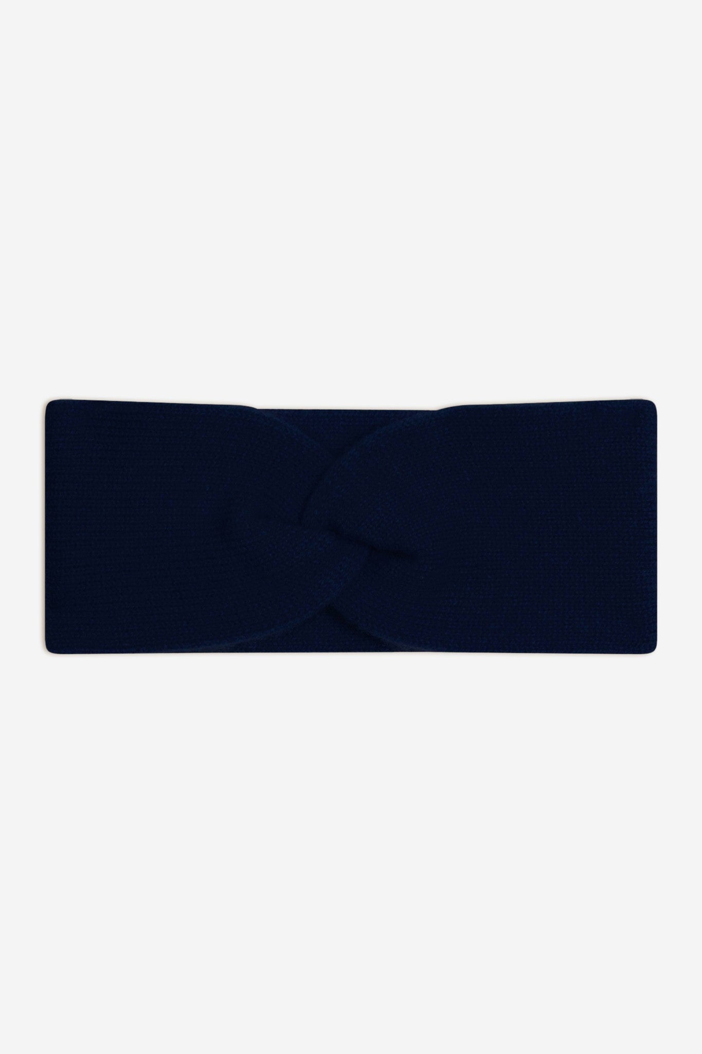 javoi bandeau 4 fils navy 100% cachemire
