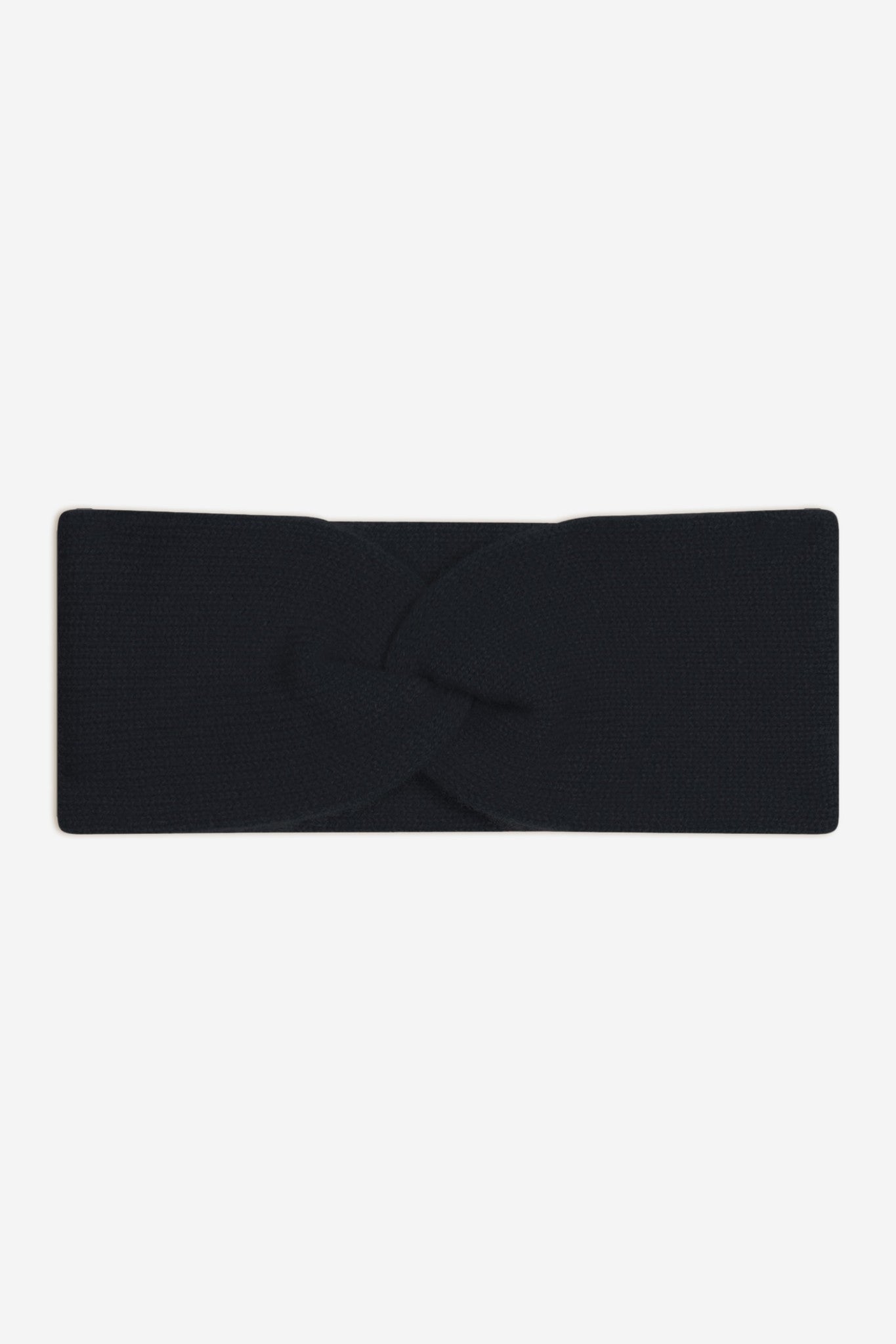 javoi bandeau 4 fils noir 100% cachemire