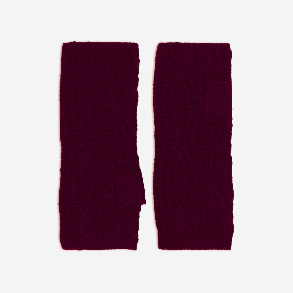 jelo mitaines 6 fils mûre 100% cachemire