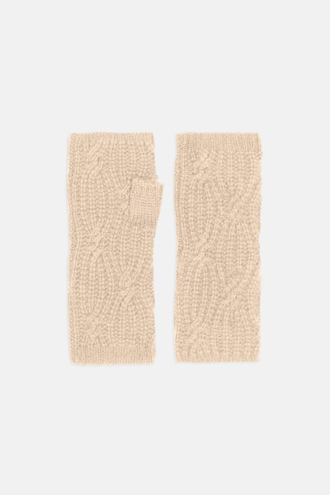 jelo mitaines 6 fils sable 100% cachemire