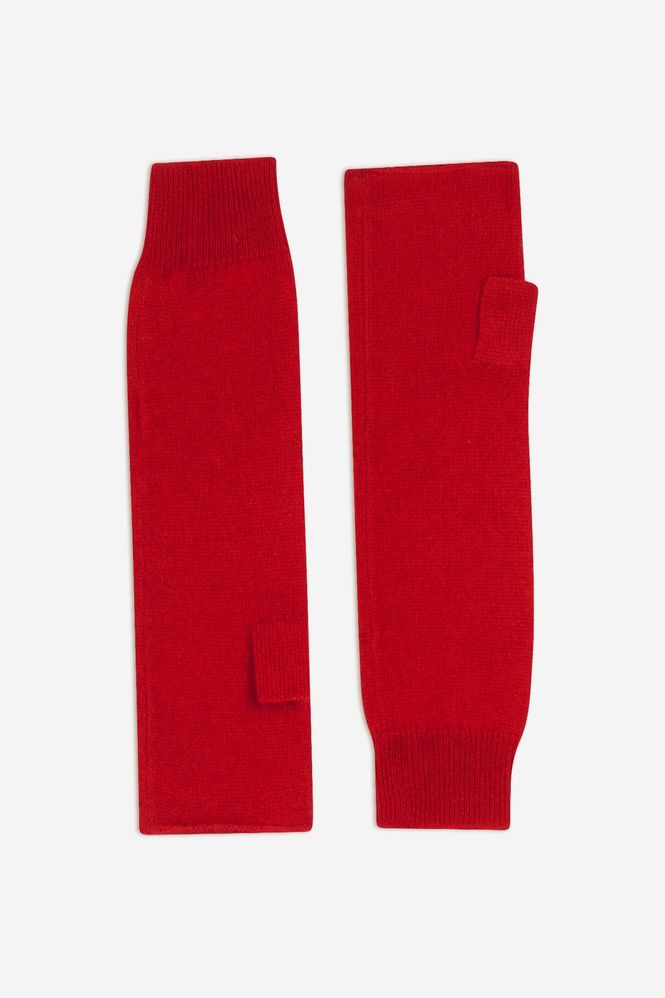 jesse mitaines rouge 100% cachemire