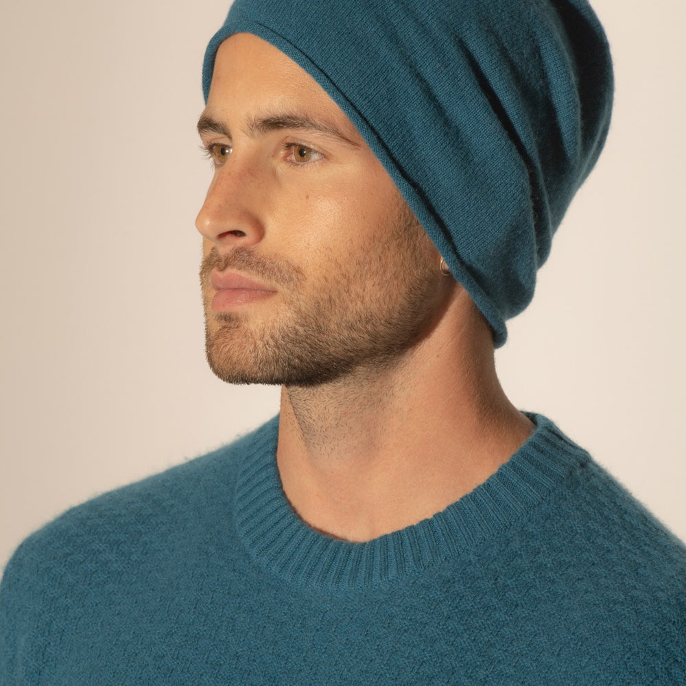 june bonnet paon 100% cachemire