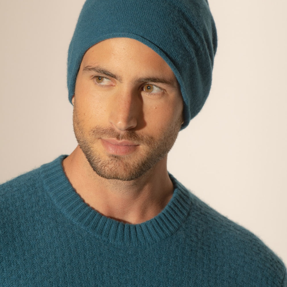 june bonnet paon 100% cachemire