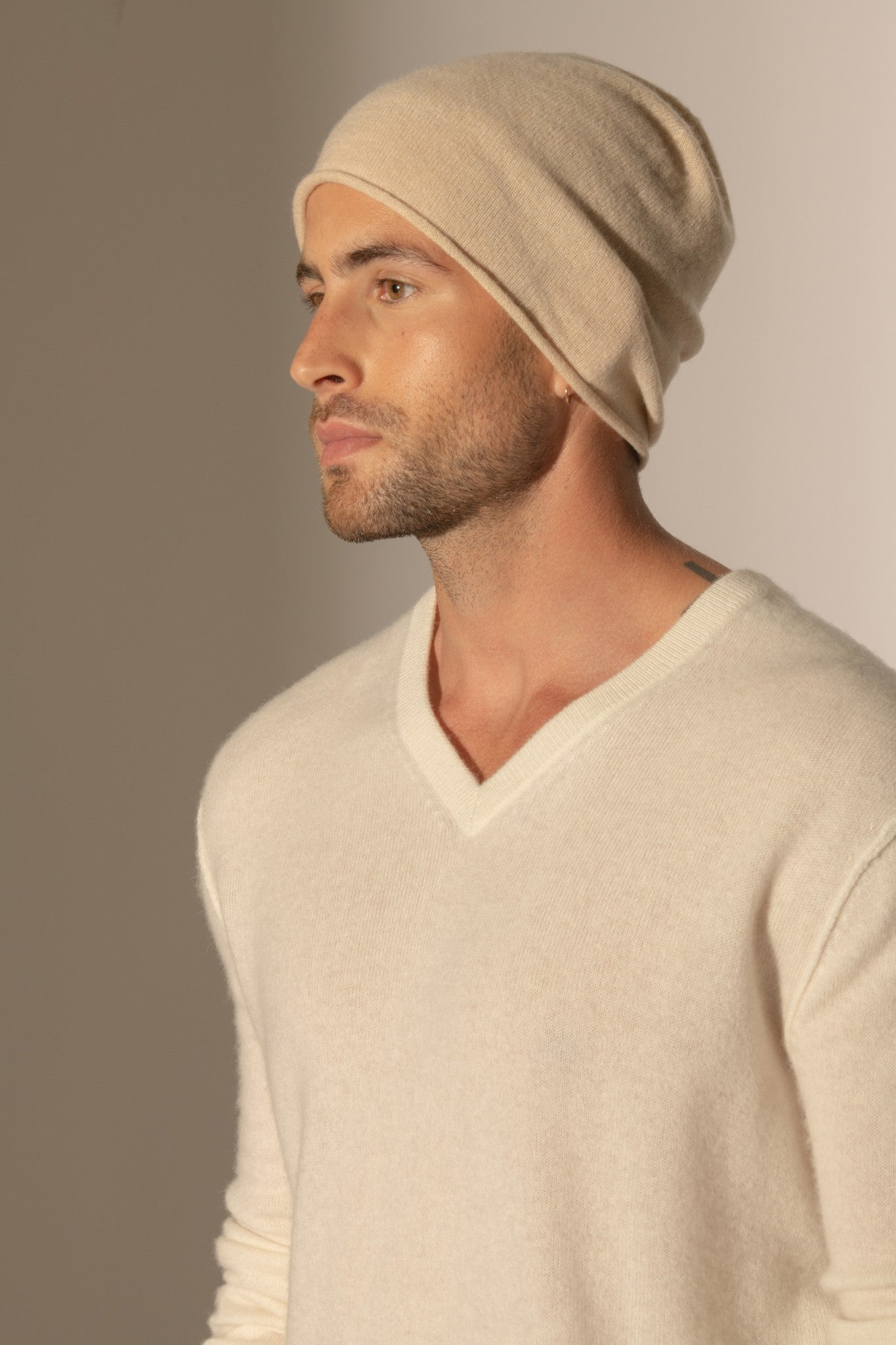 june bonnet sable 100% cachemire