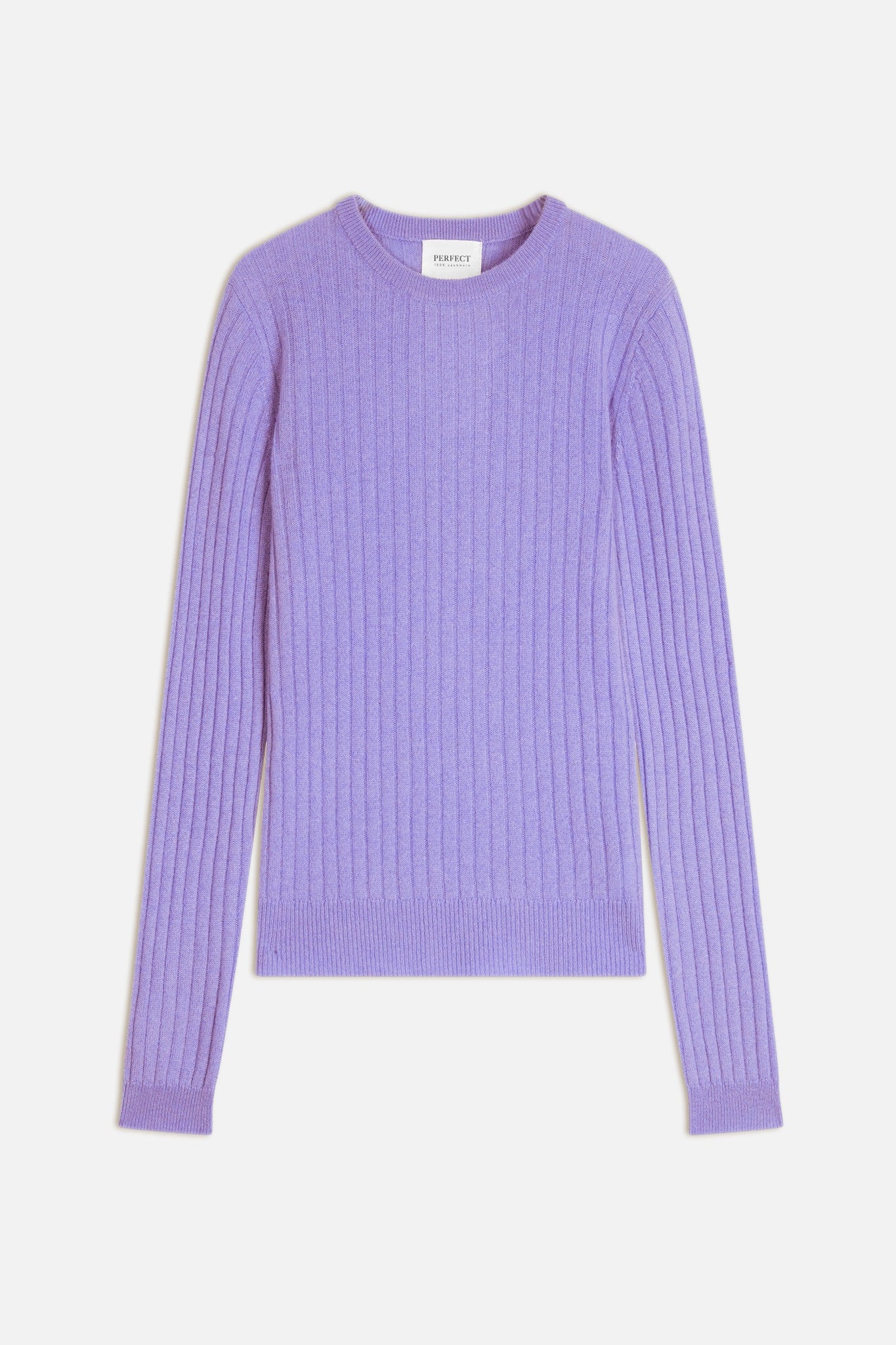 kylie pull col rond lavande 100% cachemire