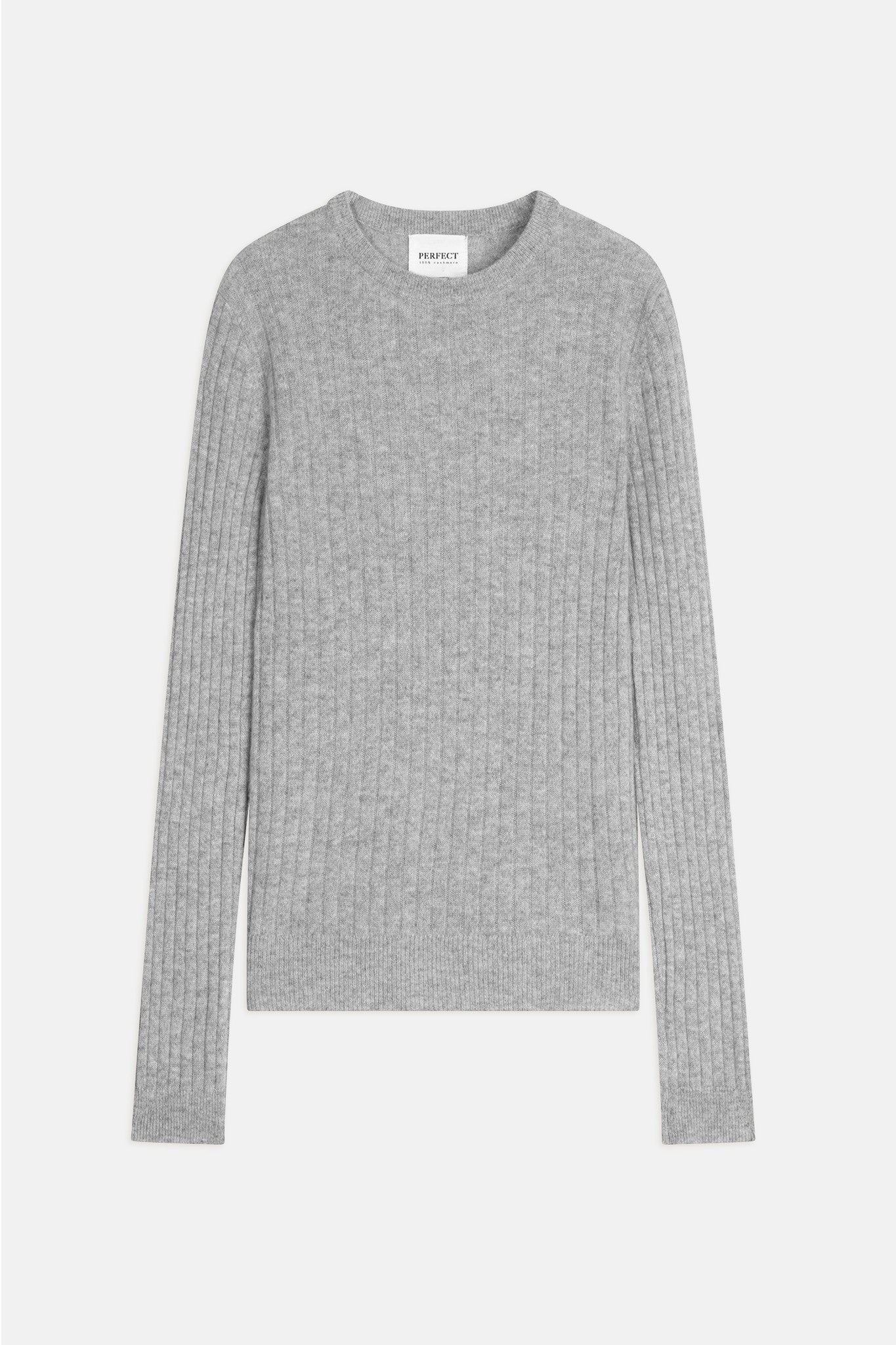 kylie pull col rond nuage chiné 100% cachemire