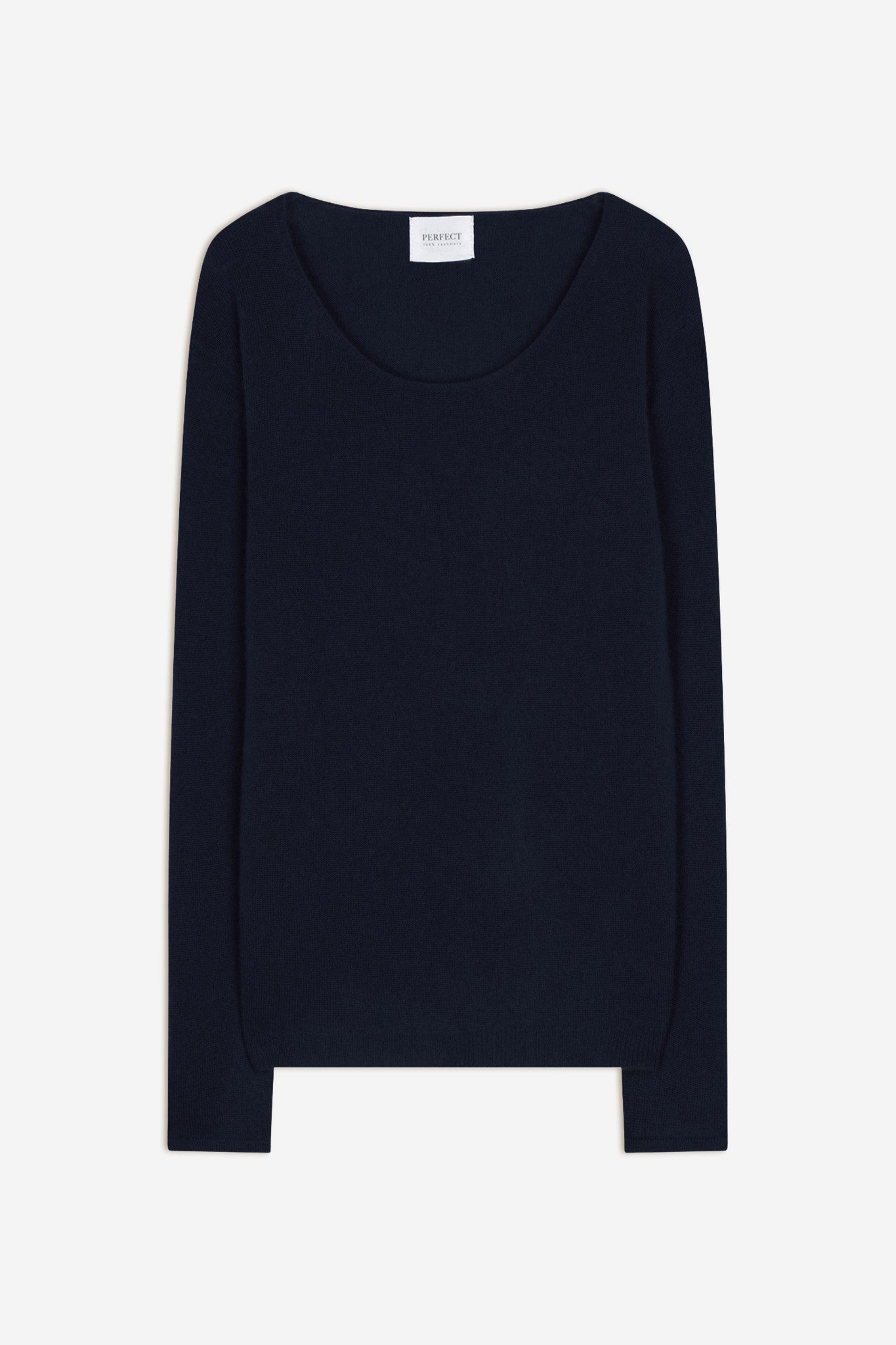 lindsay pull col bateau navy 100% cachemire