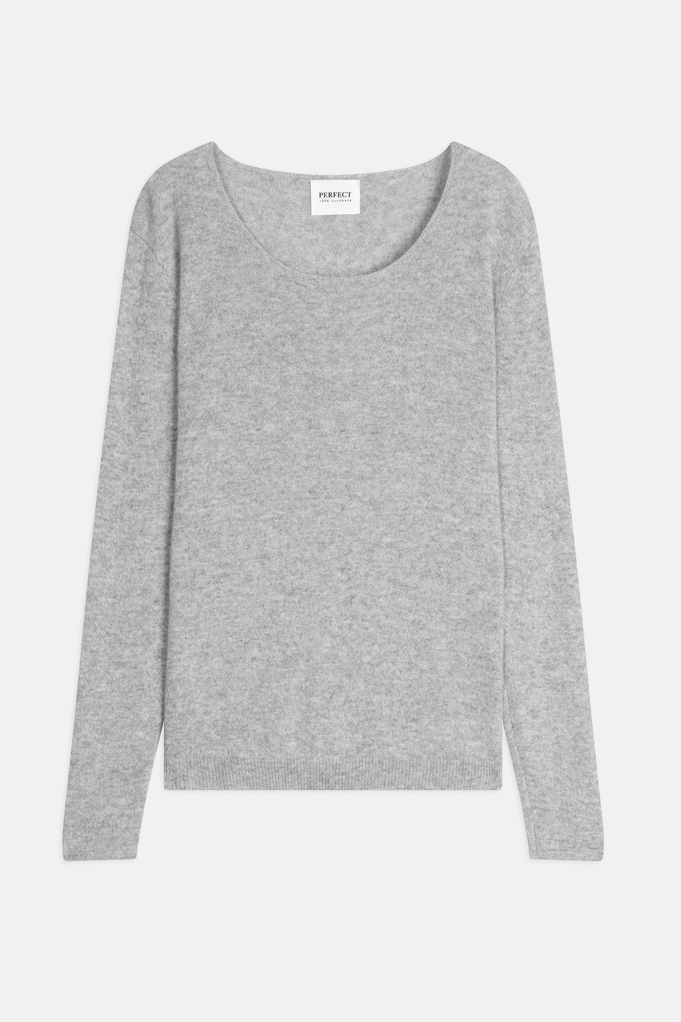 lindsay pull col bateau nuage chiné 100% cachemire