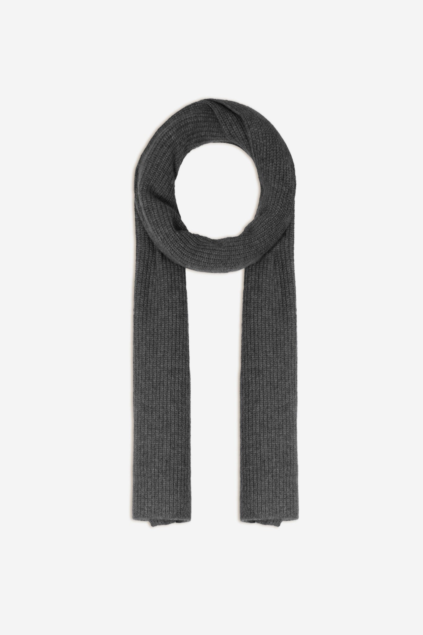 louane écharpe 4 fils anthracite chiné 100% cachemire