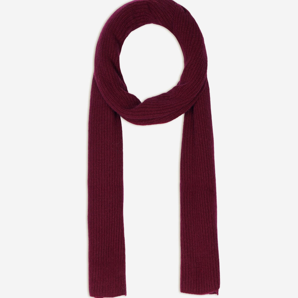 louane écharpe 4 fils bordeaux 100% cachemire