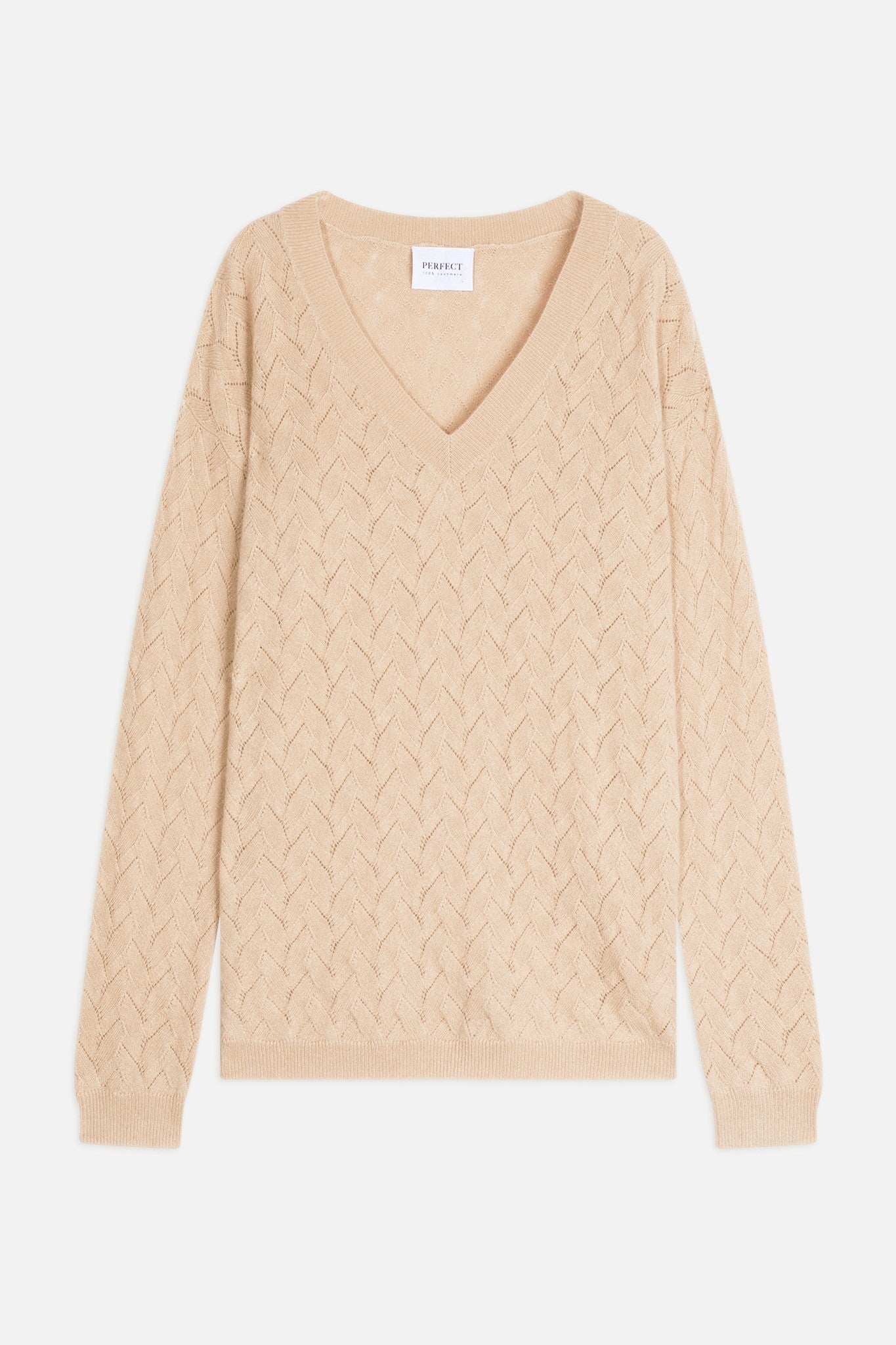 madison pull col v sable 100% cachemire