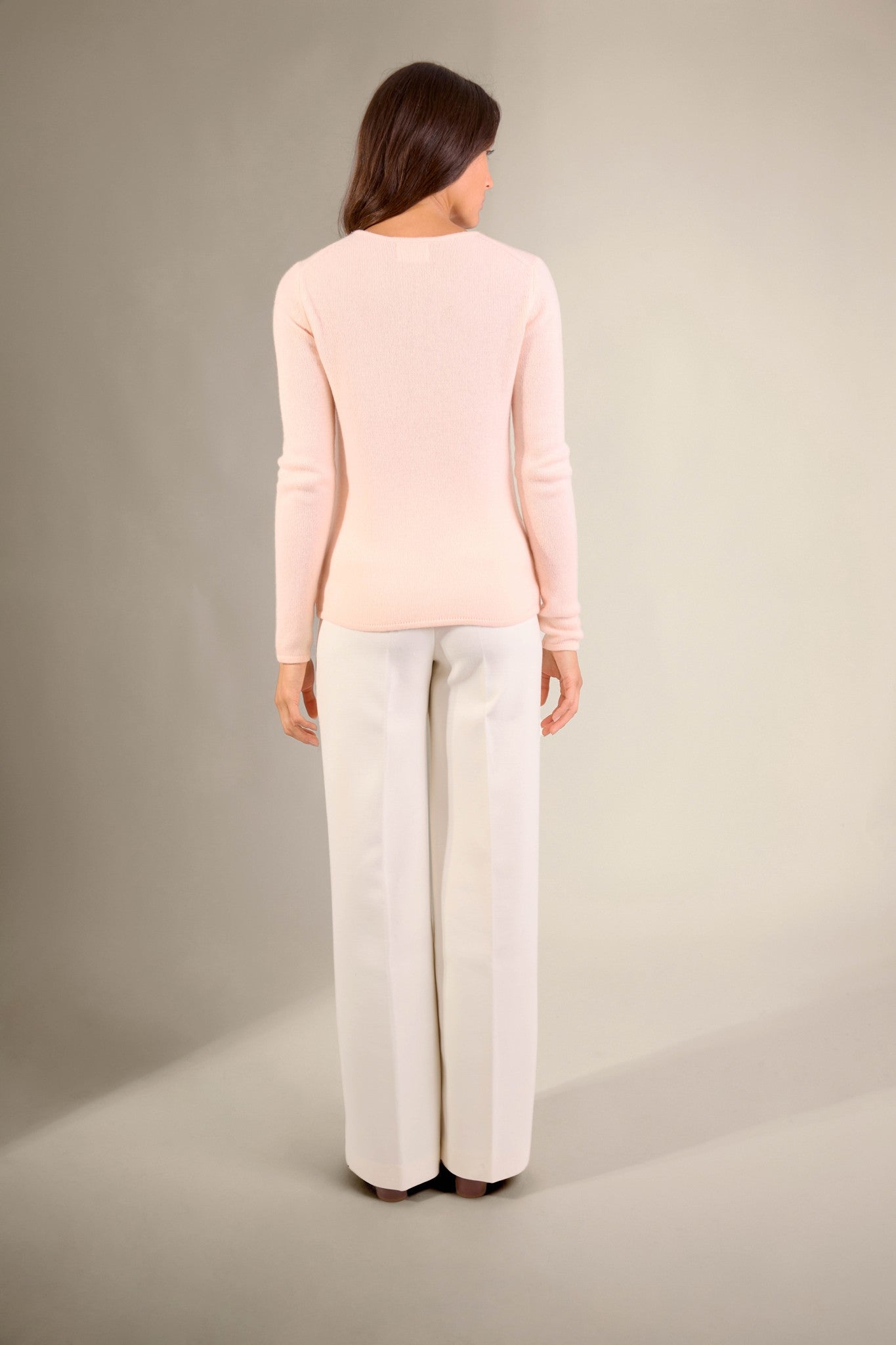 marya pull col rond 4 fils coquille 100% cachemire