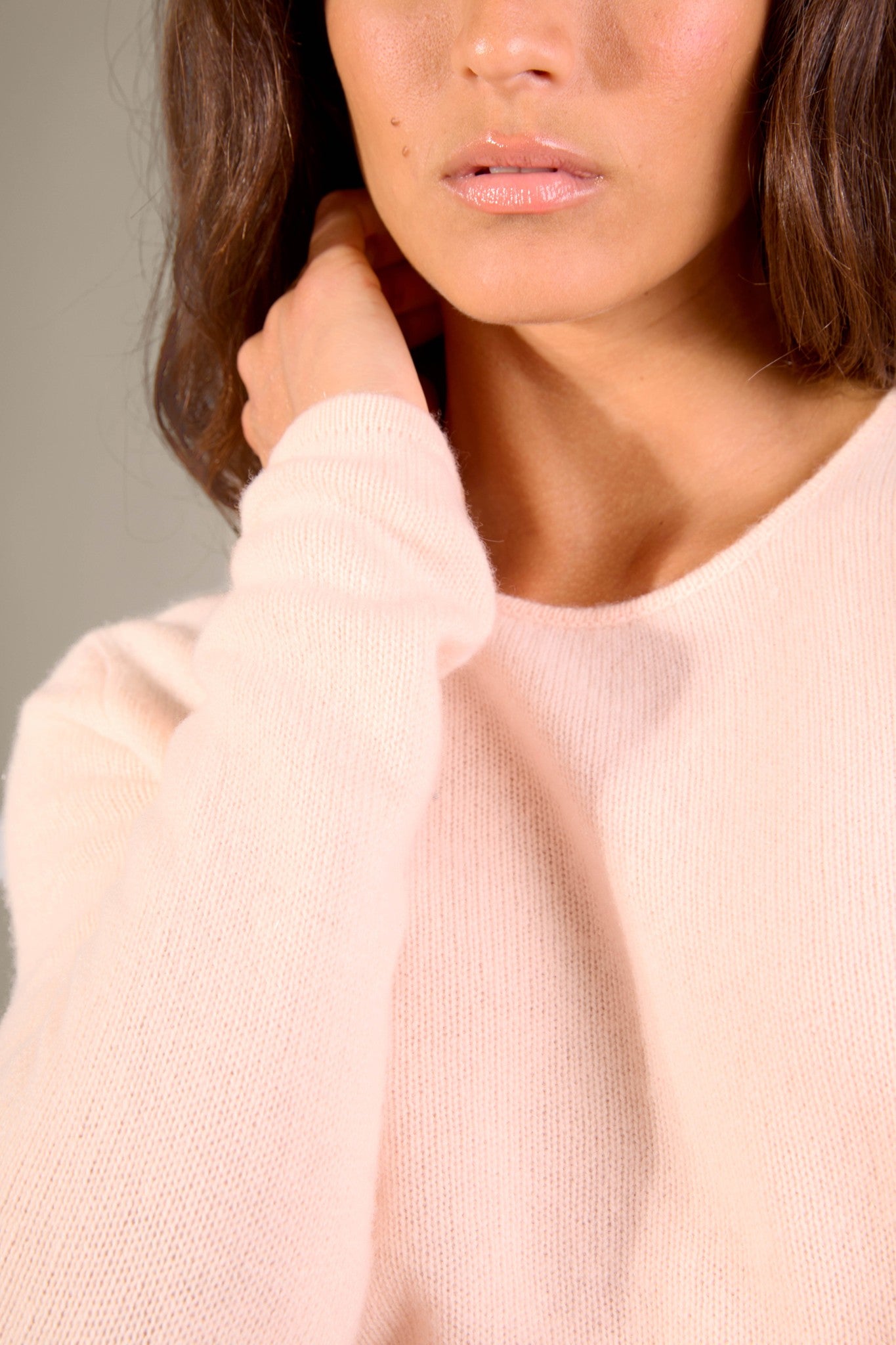 marya pull col rond 4 fils coquille 100% cachemire