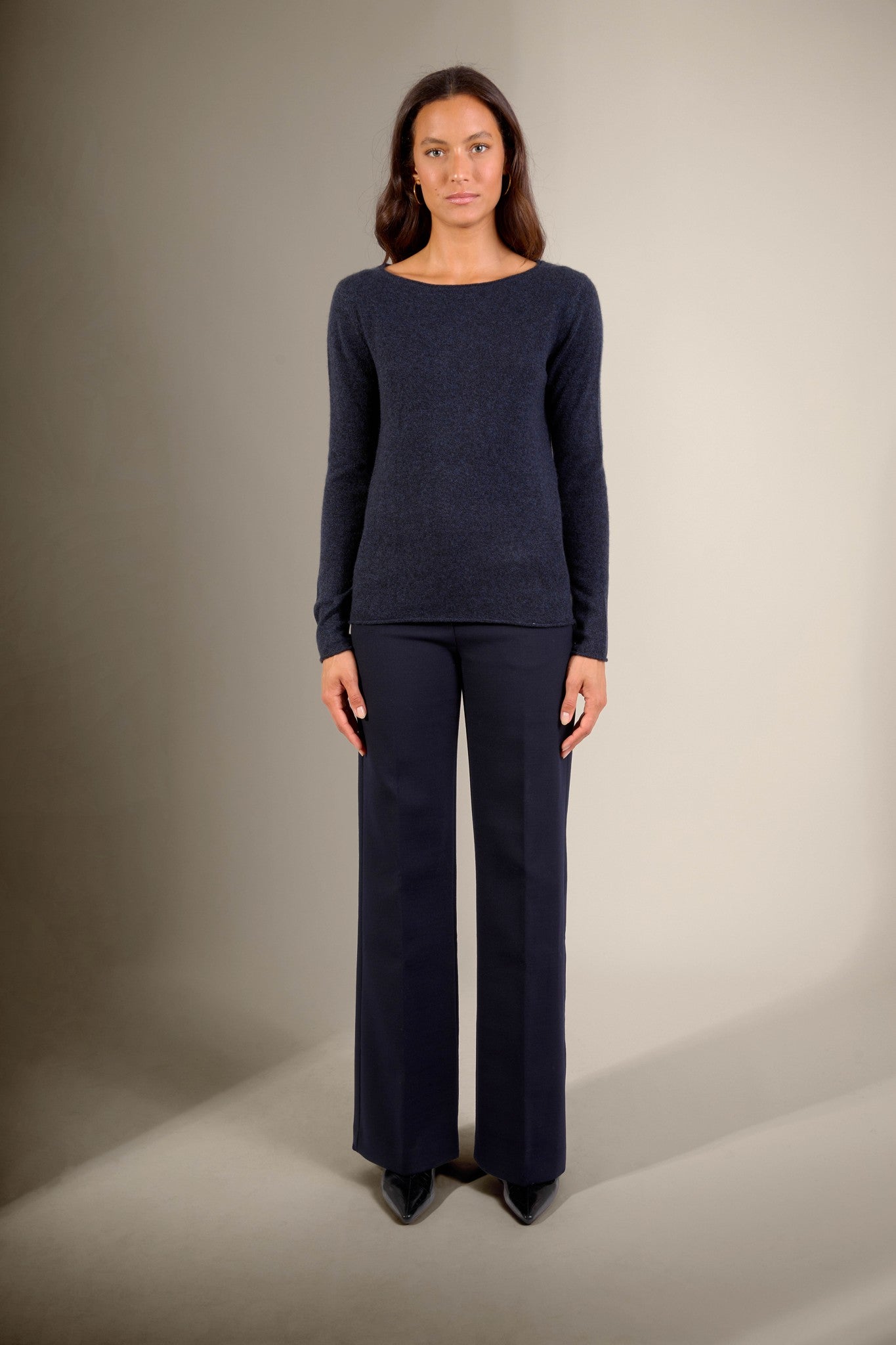 megan pull col bateau caviar 100% cachemire