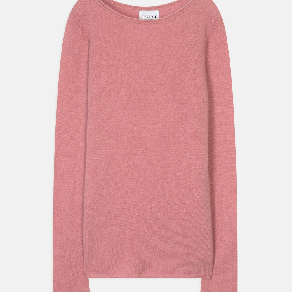 megan pull col bateau pétale 100% cachemire