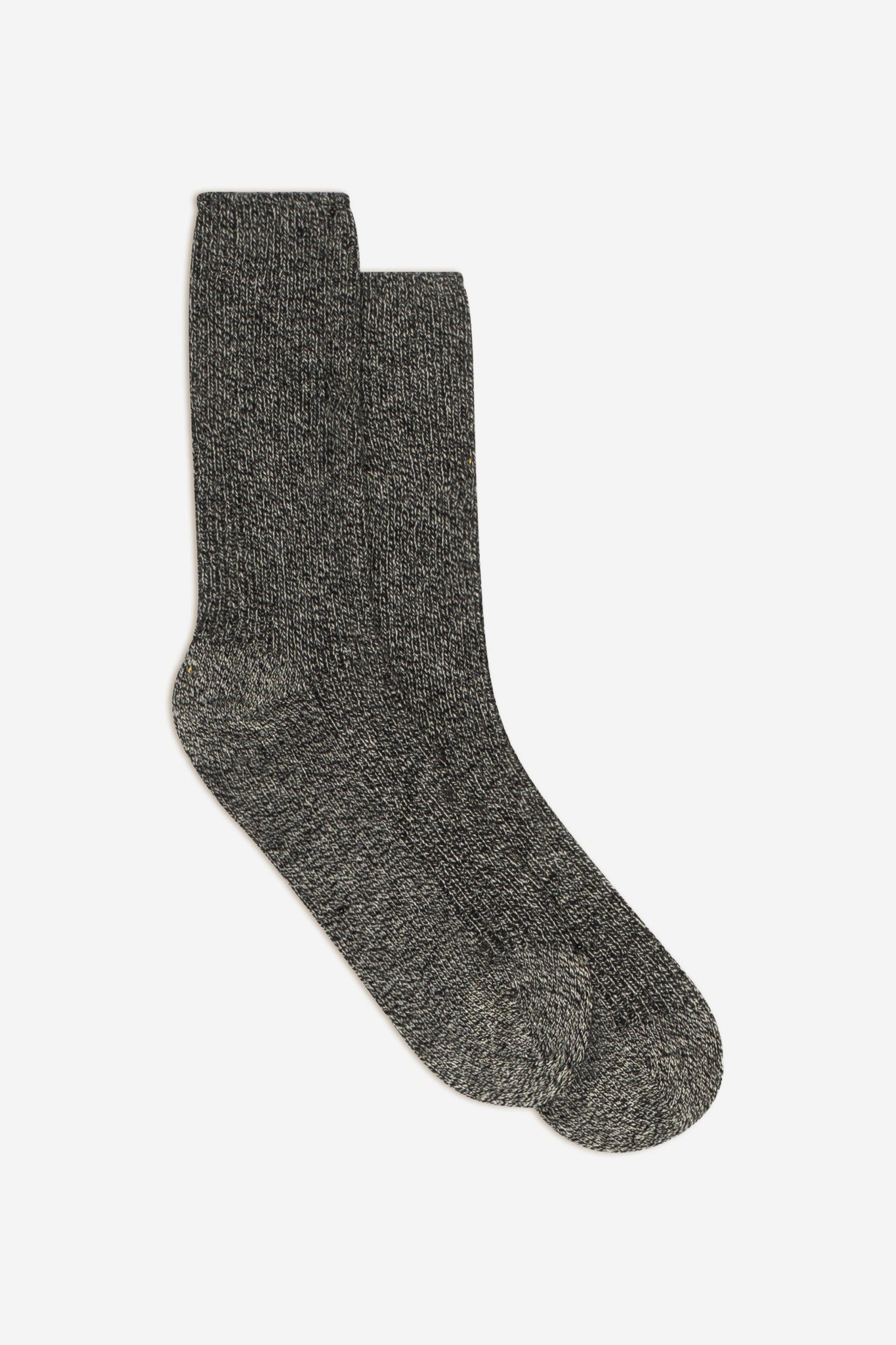 molilou chaussettes 4 fils noir/blanc 100% cachemire