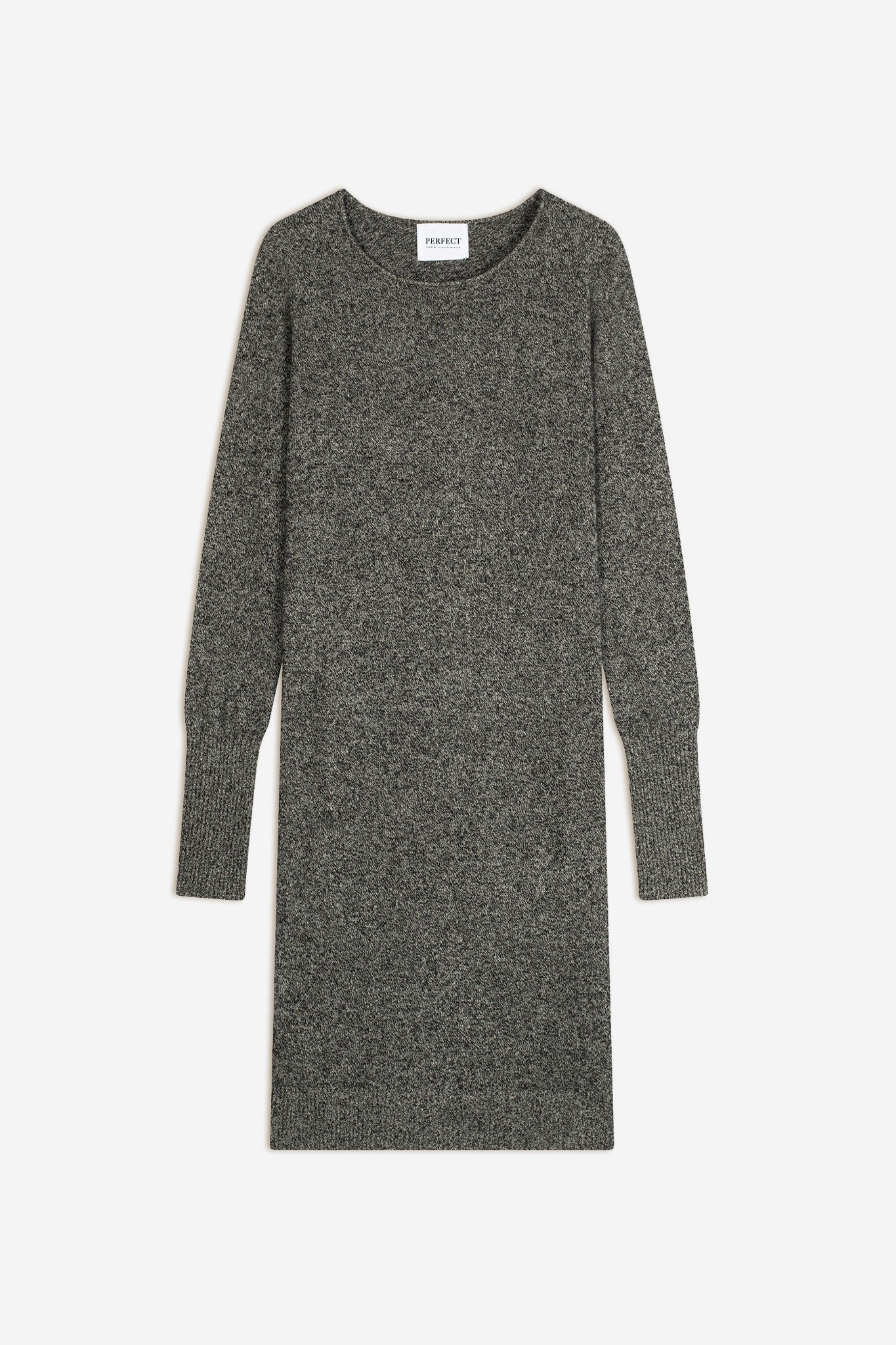 molli robe col rond noir/blanc 100% cachemire