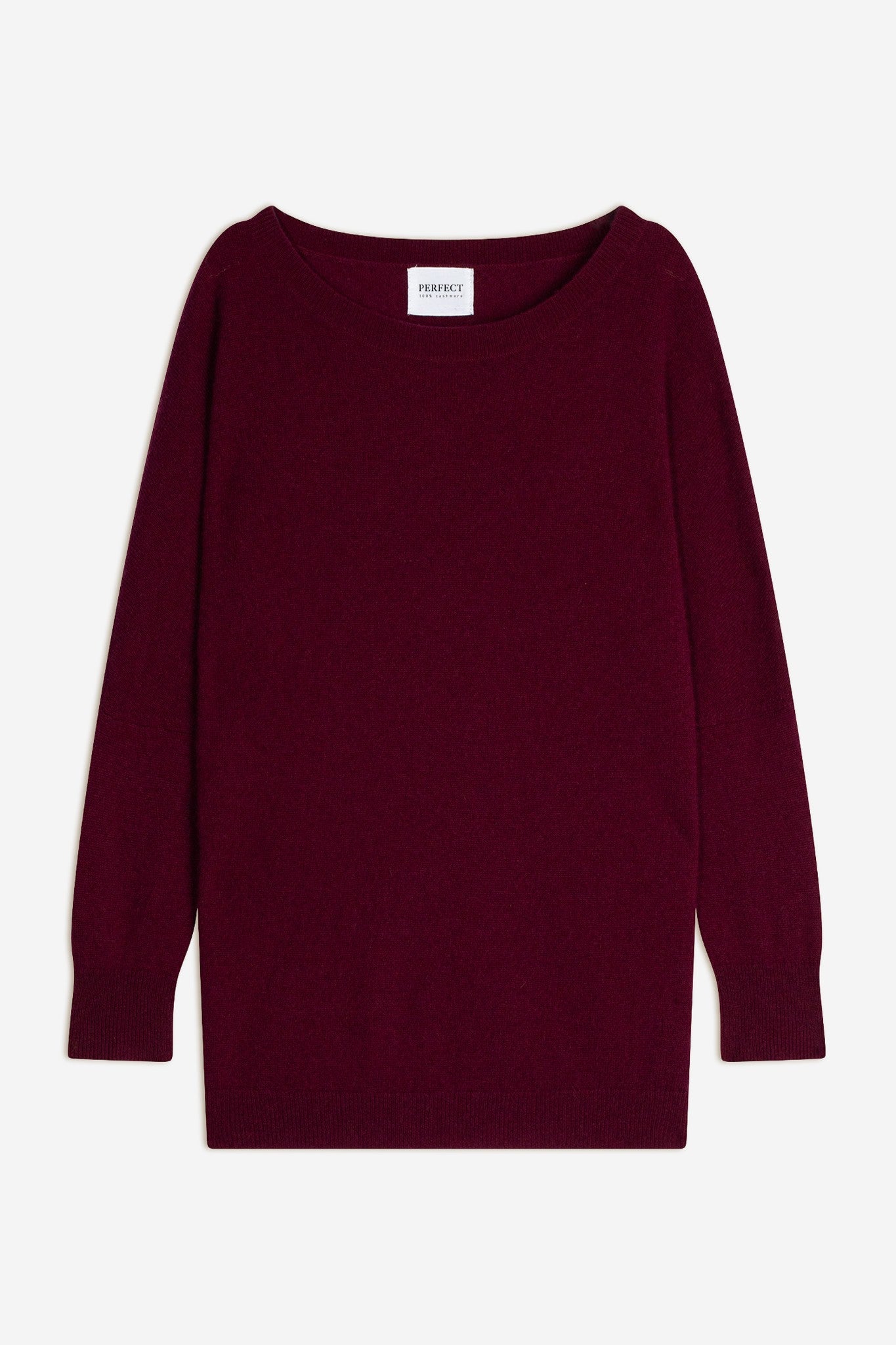 molly pull chauve souris bordeaux 100% cachemire